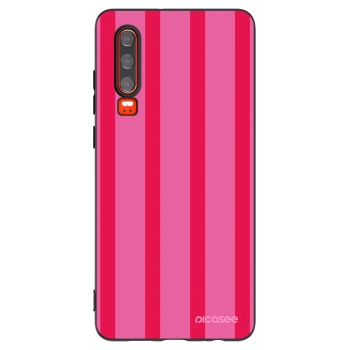 Picasee Μαύρη θήκη σιλικόνης για Huawei P30 - Hot tropic