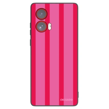 Picasee Μαύρη θήκη σιλικόνης για Motorola Edge 50 Fusion - Hot tropic