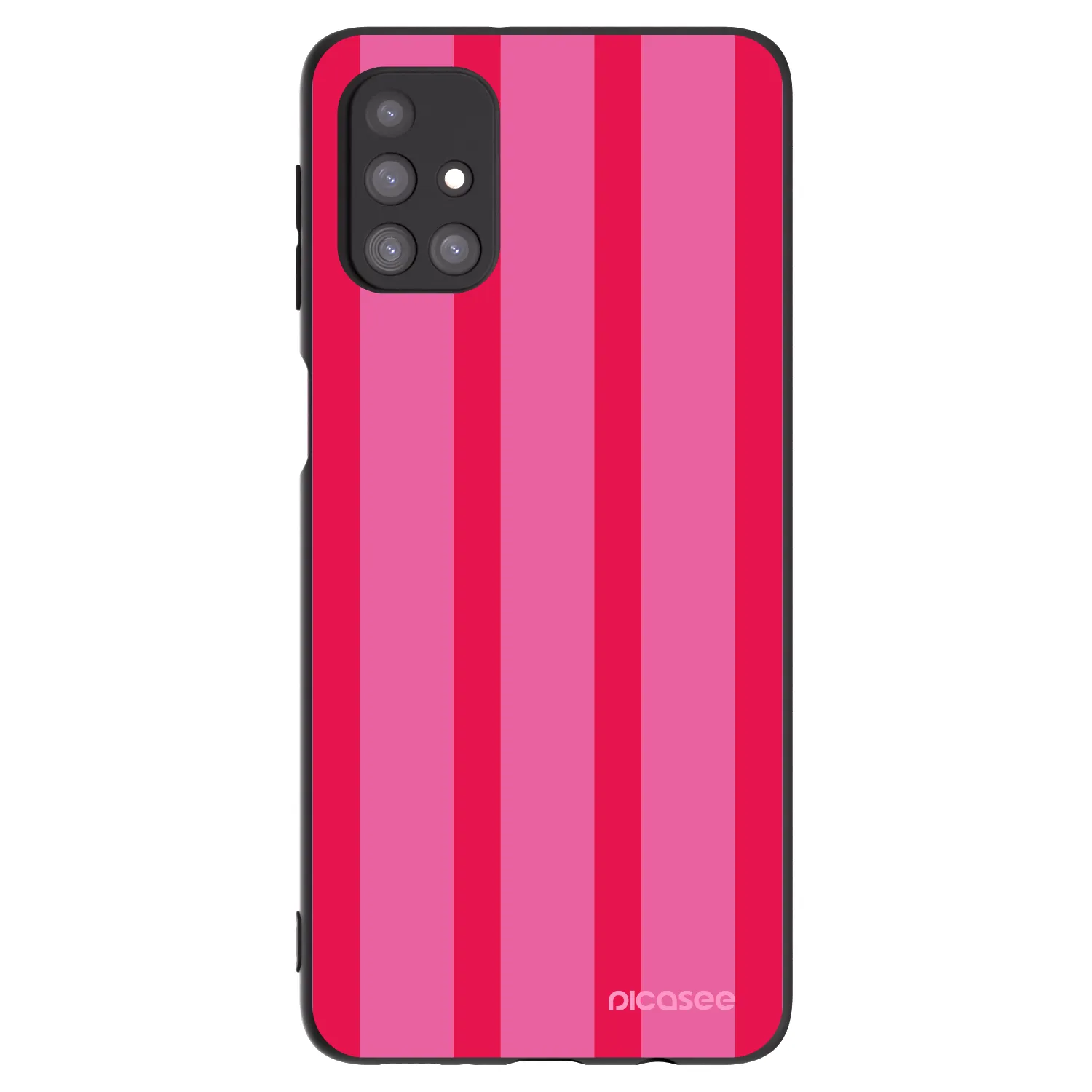 Picasee Μαύρη θήκη σιλικόνης για Samsung Galaxy M31s - Hot tropic