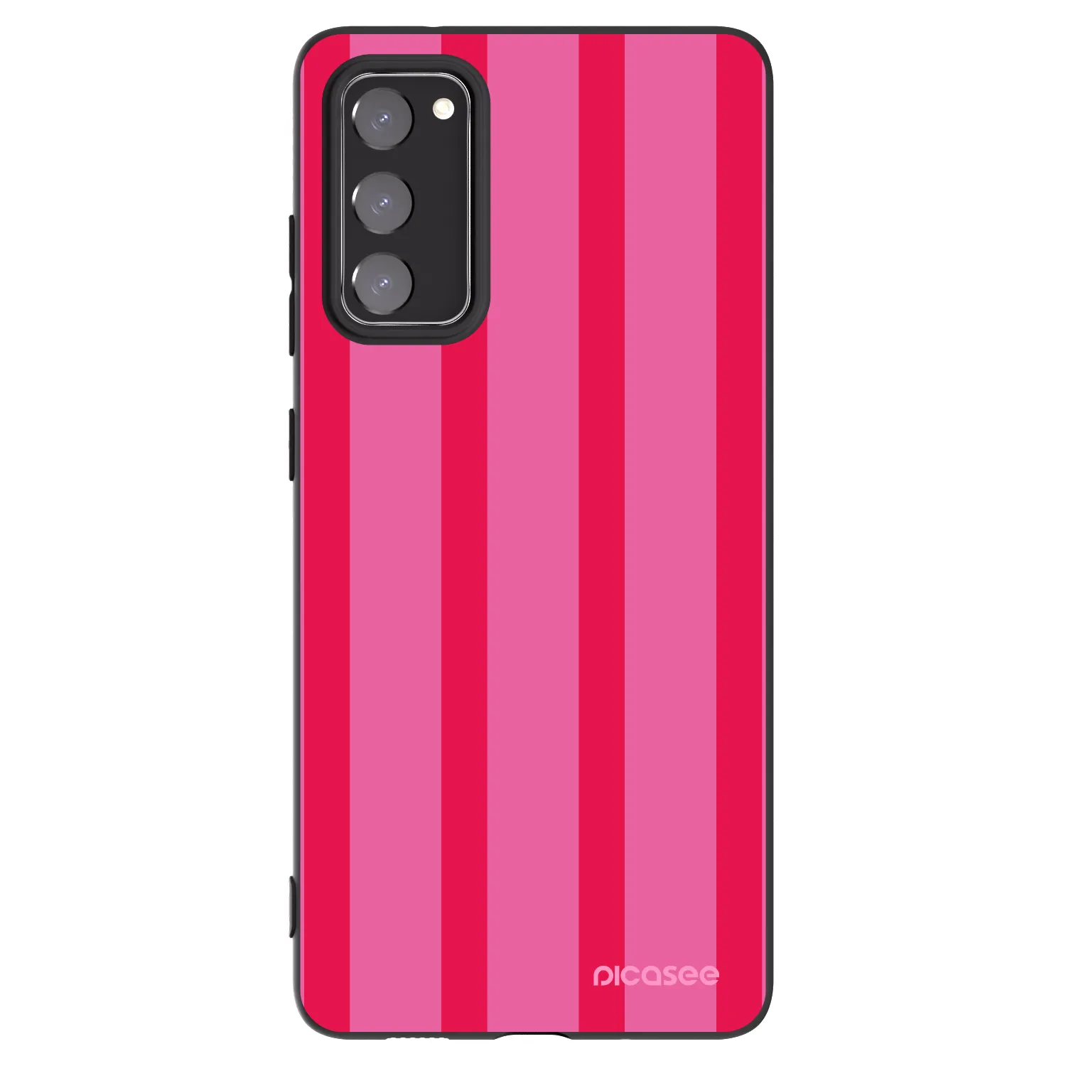 Picasee Μαύρη θήκη σιλικόνης για Samsung Galaxy S20 FE - Hot tropic