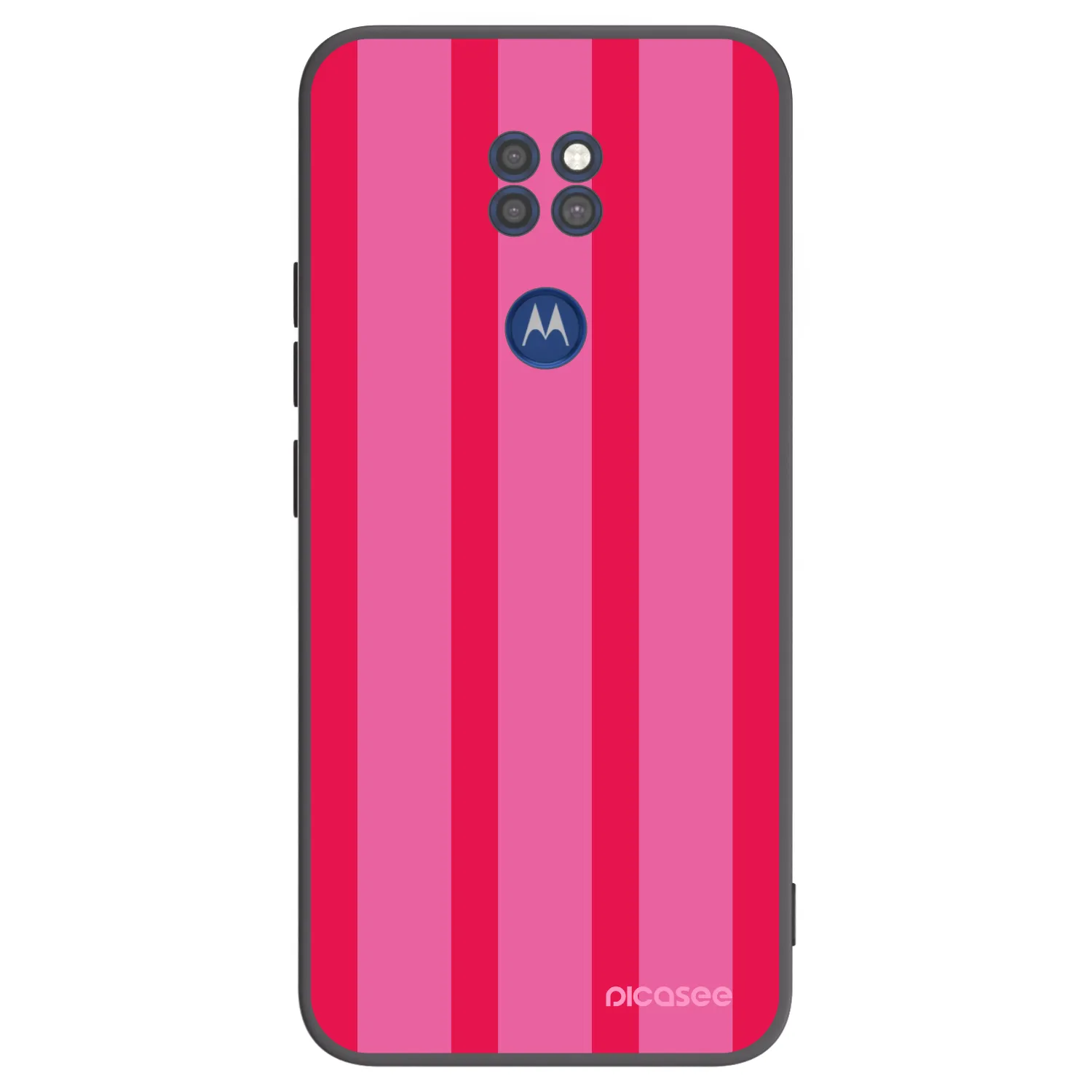 Picasee Μαύρη θήκη σιλικόνης για Motorola Moto G9 Play - Hot tropic