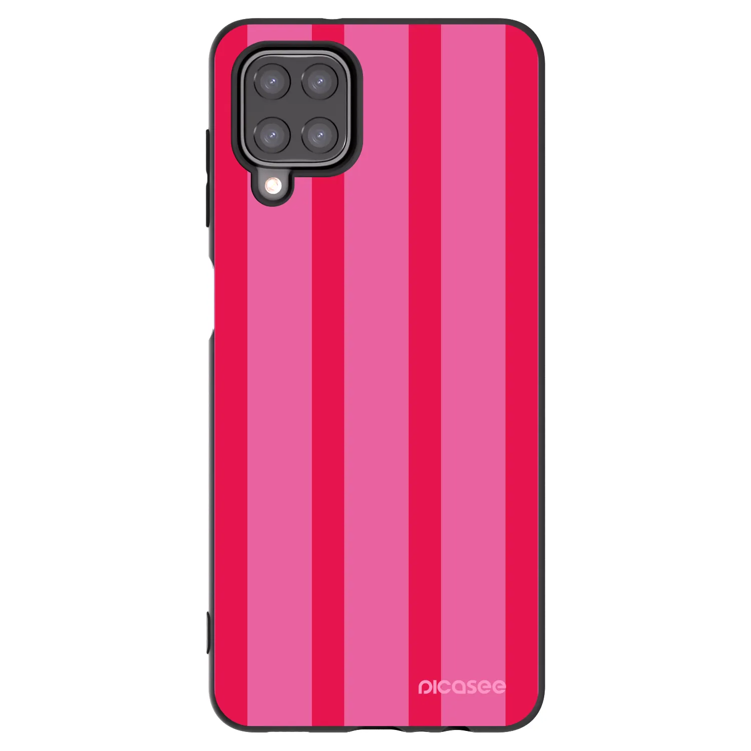 Picasee Μαύρη θήκη σιλικόνης για Samsung Galaxy A12 A125F - Hot tropic