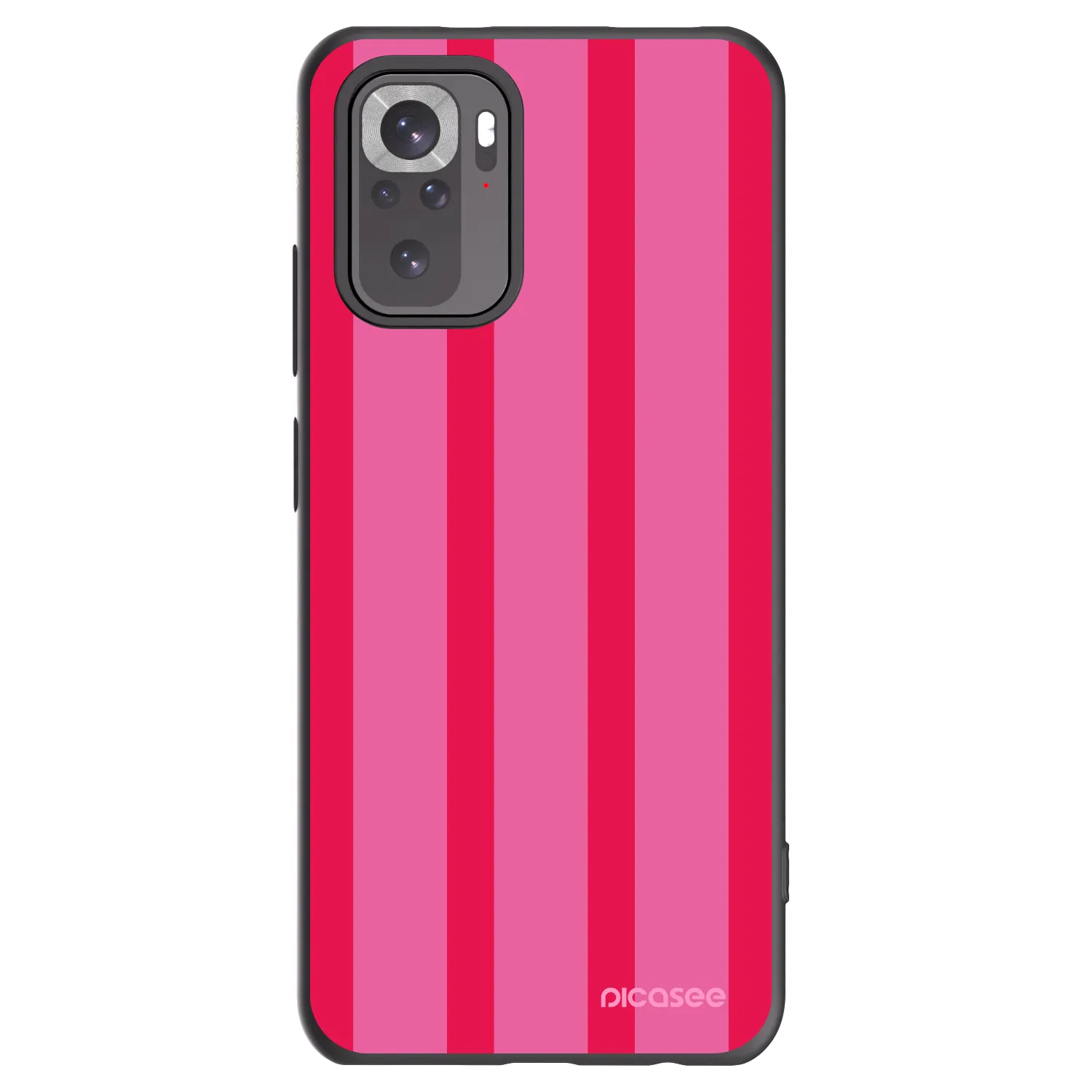 Picasee Μαύρη θήκη σιλικόνης για Xiaomi Redmi Note 10 - Hot tropic