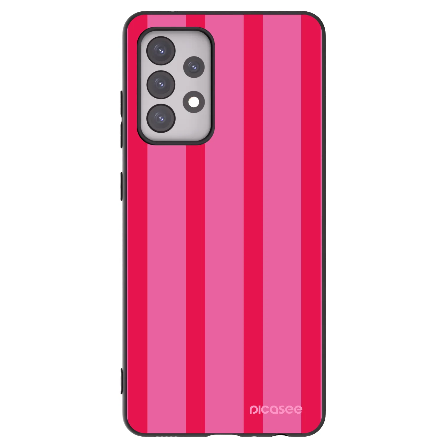 Picasee Μαύρη θήκη σιλικόνης για Samsung Galaxy A52 5G A525F - Hot tropic