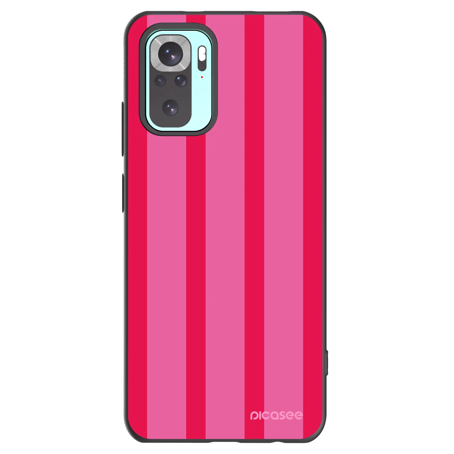 Picasee Μαύρη θήκη σιλικόνης για Xiaomi Redmi Note 10 Pro - Hot tropic