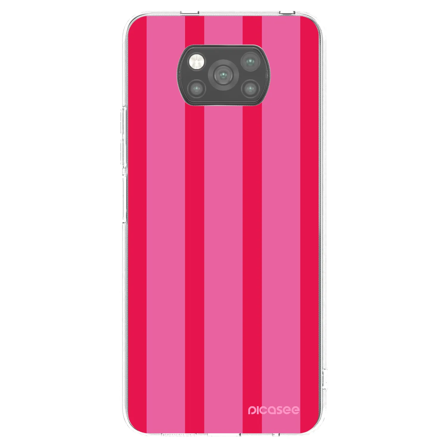 Picasee Μαύρη θήκη σιλικόνης για Xiaomi Poco X3 Pro - Hot tropic
