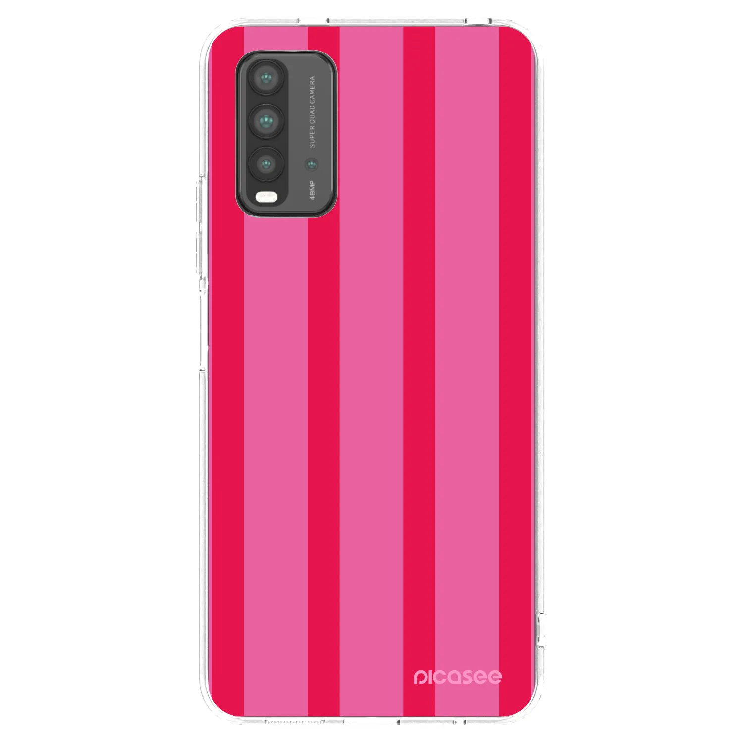 Picasee Μαύρη θήκη σιλικόνης για Xiaomi Redmi 9T - Hot tropic