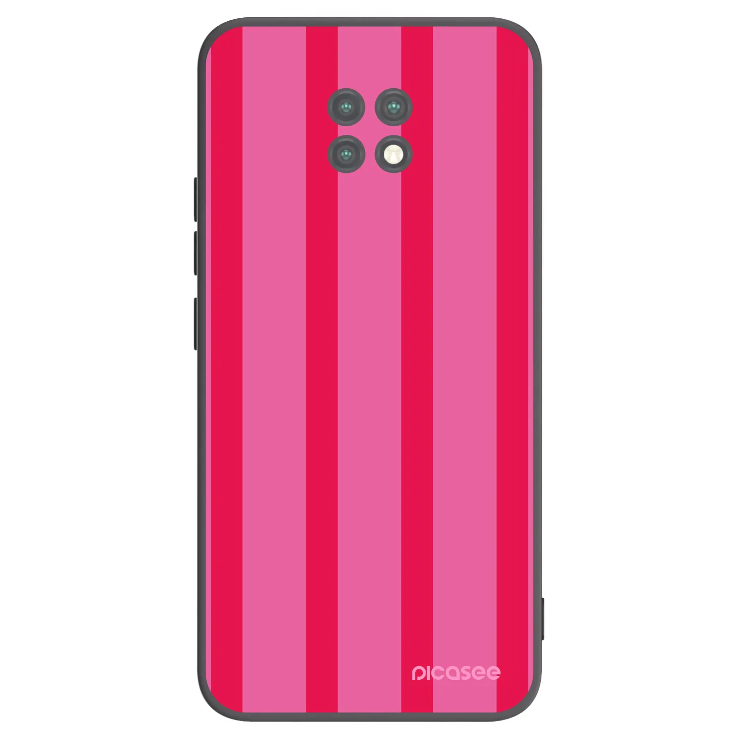 Picasee Μαύρη θήκη σιλικόνης για Xiaomi Redmi Note 9T - Hot tropic