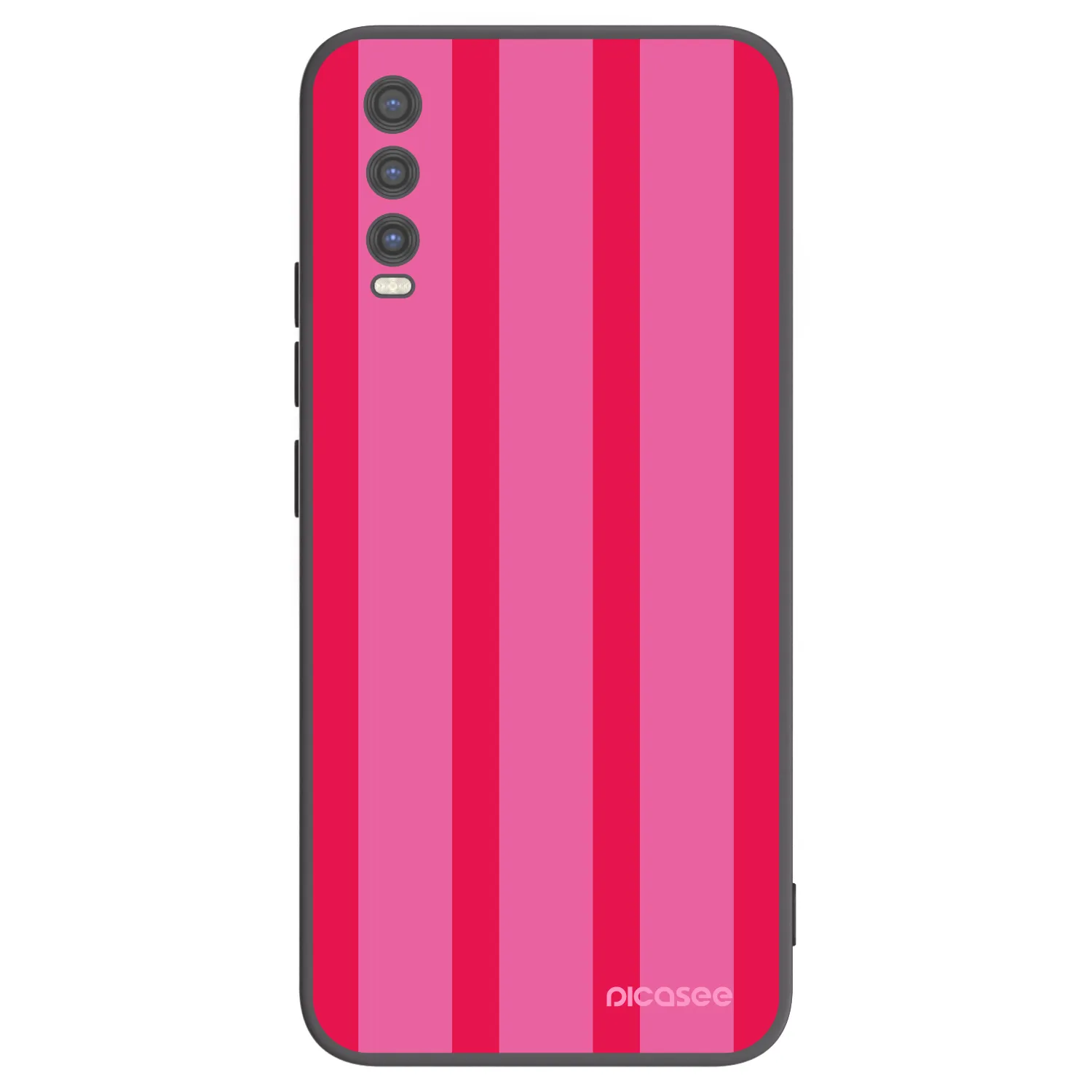 Picasee Μαύρη θήκη σιλικόνης για Vivo Y20s - Hot tropic
