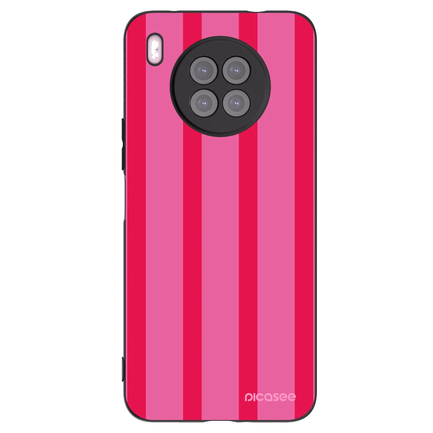 Picasee Μαύρη θήκη σιλικόνης για Huawei Nova 8i - Hot tropic