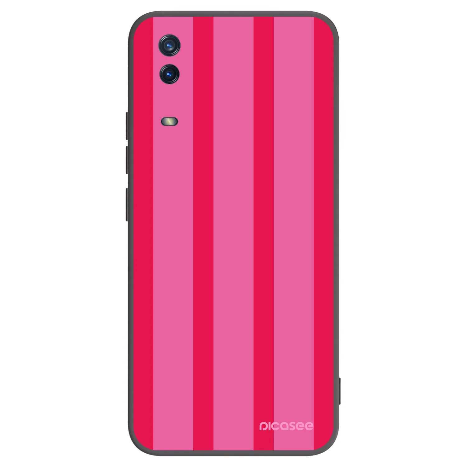 Picasee Μαύρη θήκη σιλικόνης για Vivo Y11s - Hot tropic