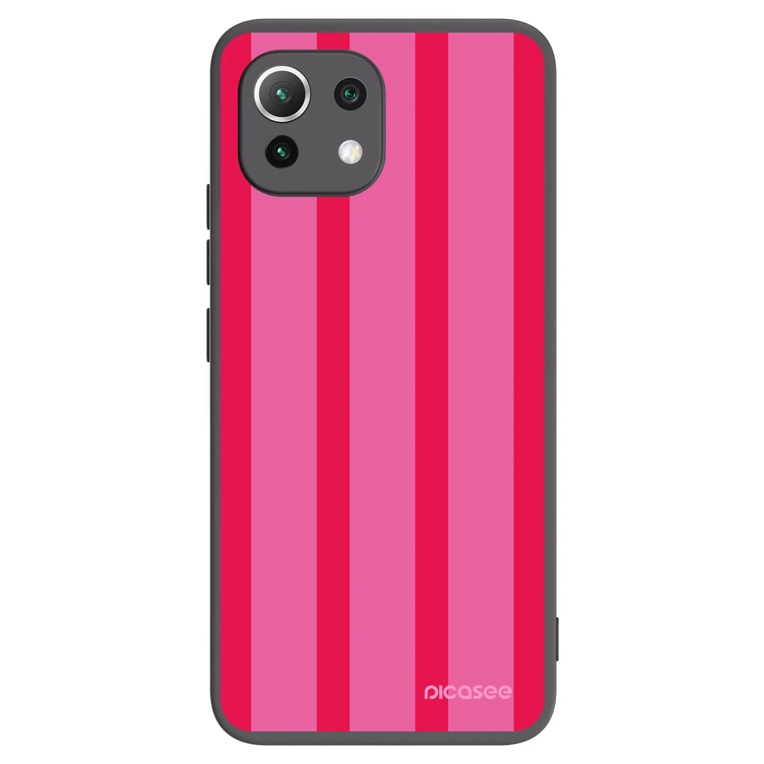 Picasee Μαύρη θήκη σιλικόνης για Xiaomi 11 Lite 5G NE - Hot tropic
