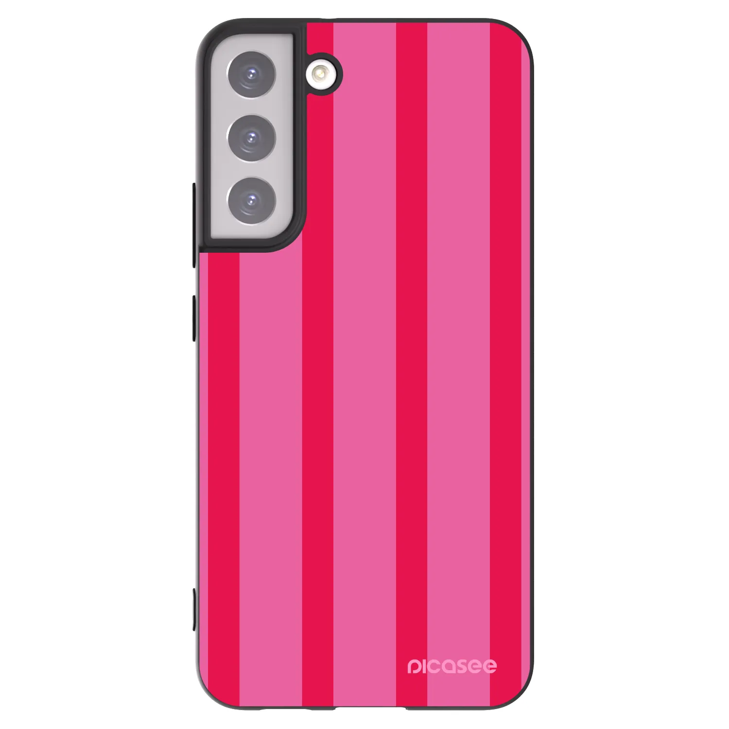 Picasee Μαύρη θήκη σιλικόνης για Samsung Galaxy S22+ 5G - Hot tropic