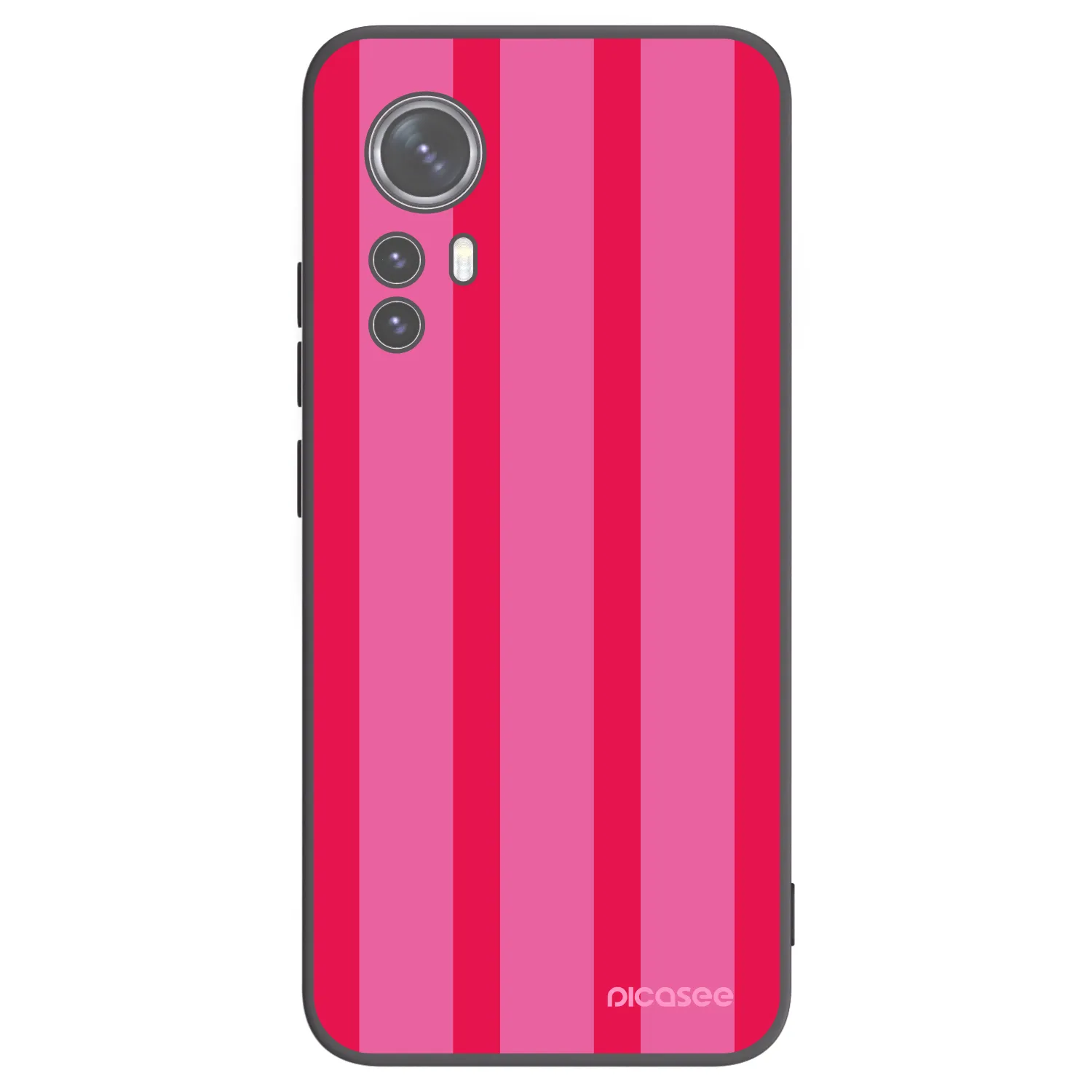 Picasee Μαύρη θήκη σιλικόνης για Xiaomi 12 - Hot tropic