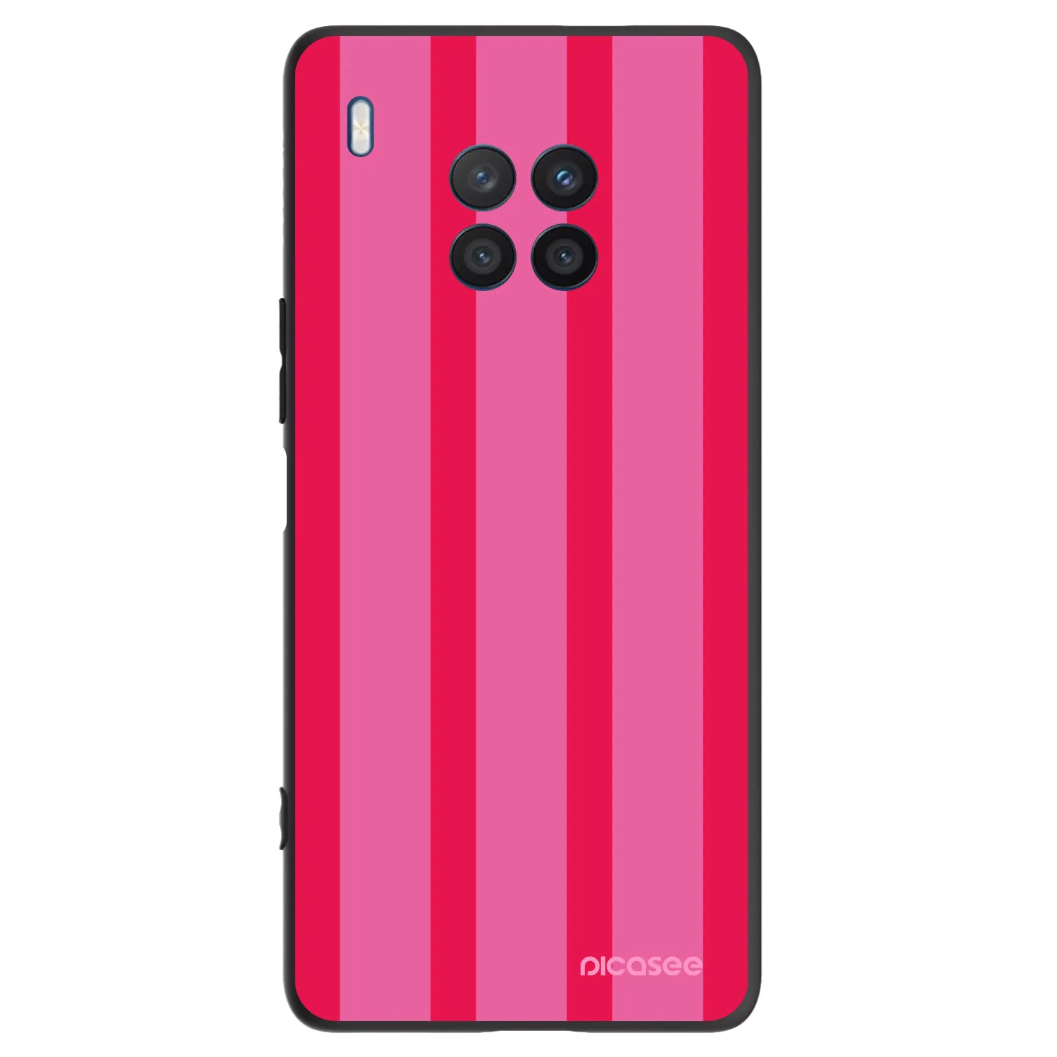 Picasee Μαύρη θήκη σιλικόνης για Honor 50 Lite - Hot tropic