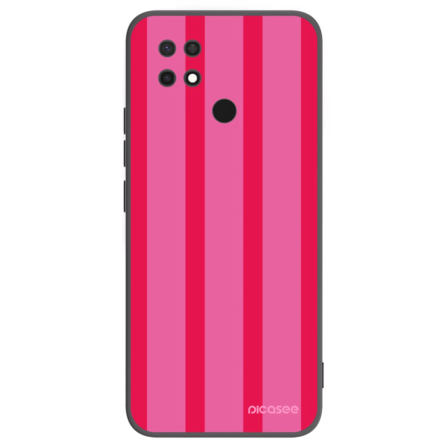 Picasee Μαύρη θήκη σιλικόνης για Xiaomi Redmi 10C - Hot tropic