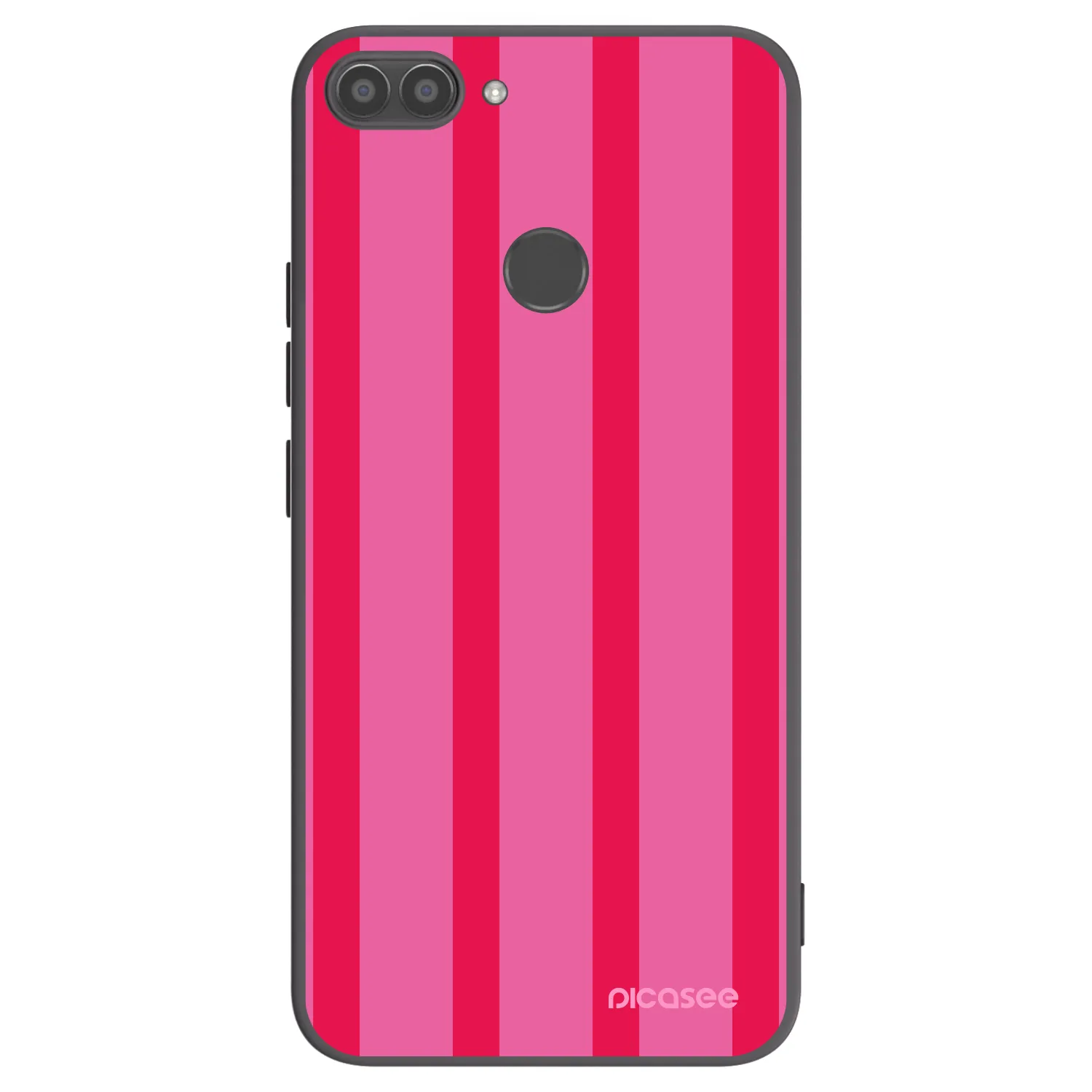 Picasee Μαύρη θήκη σιλικόνης για Huawei P Smart - Hot tropic