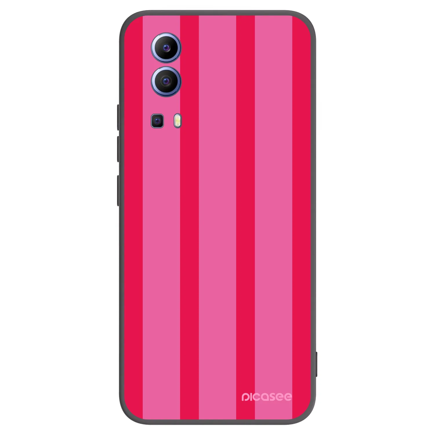 Picasee Μαύρη θήκη σιλικόνης για Vivo Y52 5G - Hot tropic