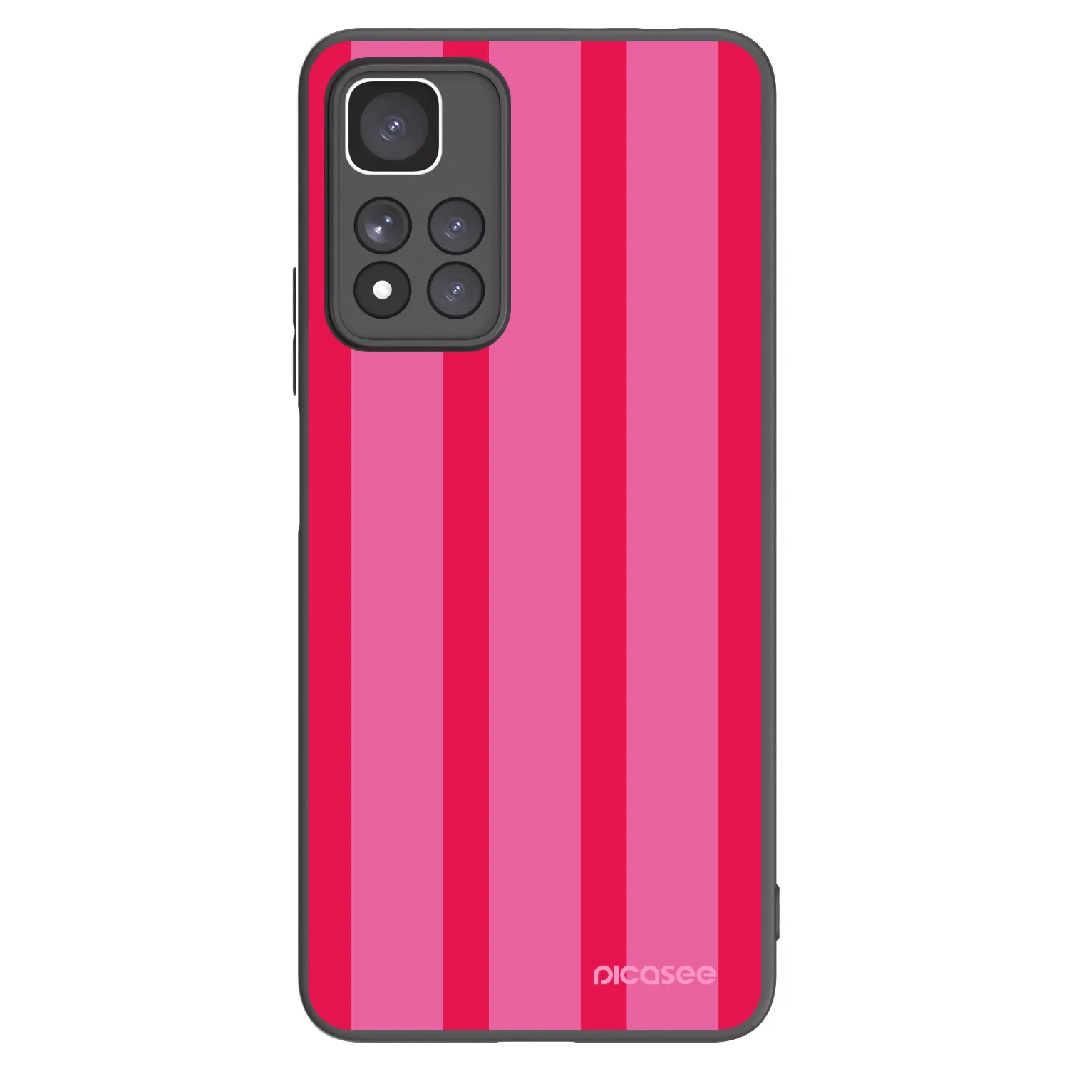 Picasee Μαύρη θήκη σιλικόνης για Xiaomi Redmi Note 11 Pro+ 5G - Hot tropic
