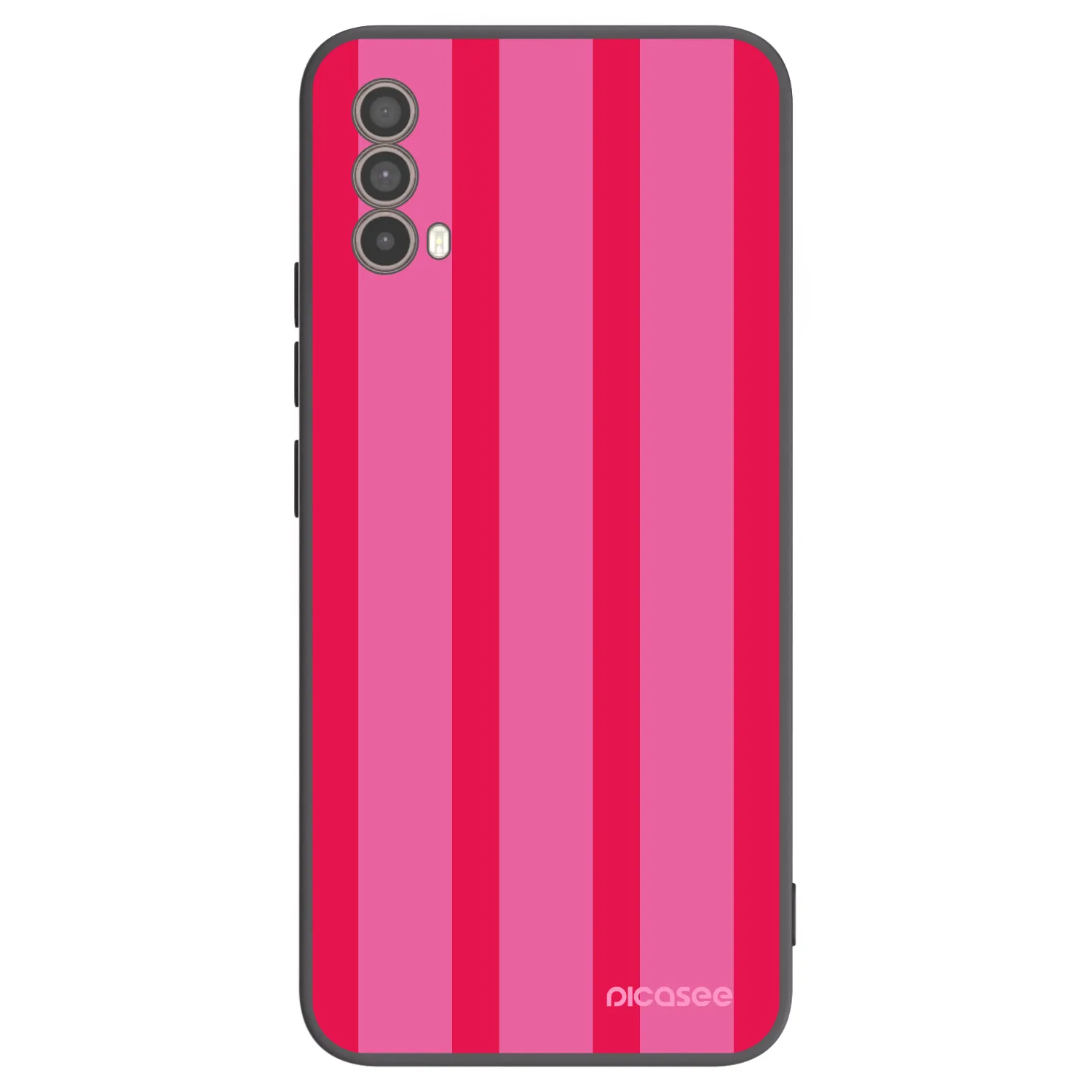 Picasee Μαύρη θήκη σιλικόνης για Motorola Moto E40 - Hot tropic