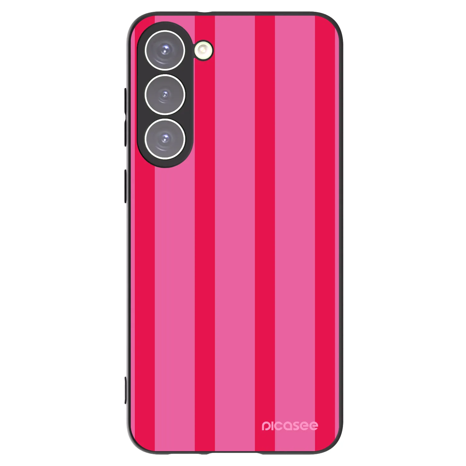 Picasee Μαύρη θήκη σιλικόνης για Samsung Galaxy S23+ 5G - Hot tropic
