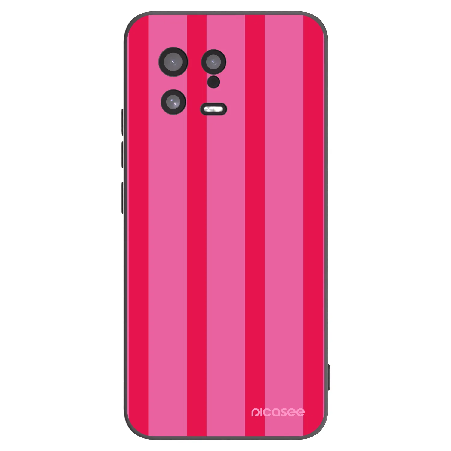 Picasee Μαύρη θήκη σιλικόνης για Xiaomi 13 - Hot tropic