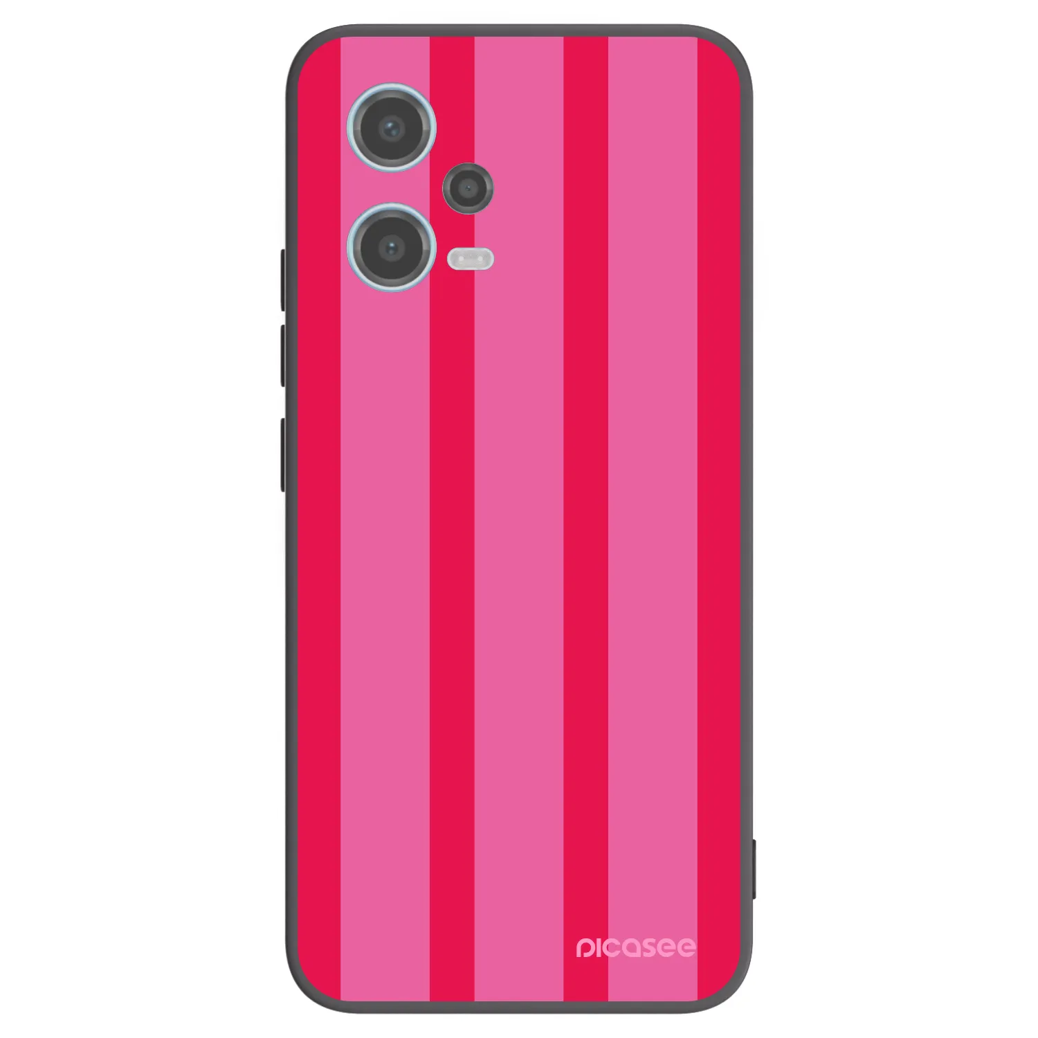 Picasee Μαύρη θήκη σιλικόνης για Xiaomi Redmi Note 12 5G - Hot tropic