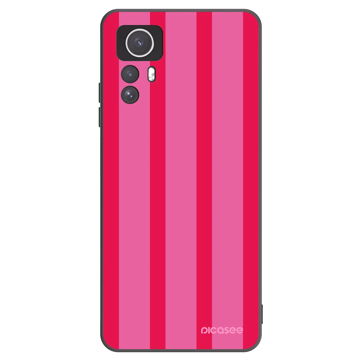 Picasee Μαύρη θήκη σιλικόνης για Xiaomi Redmi Note 12S - Hot tropic