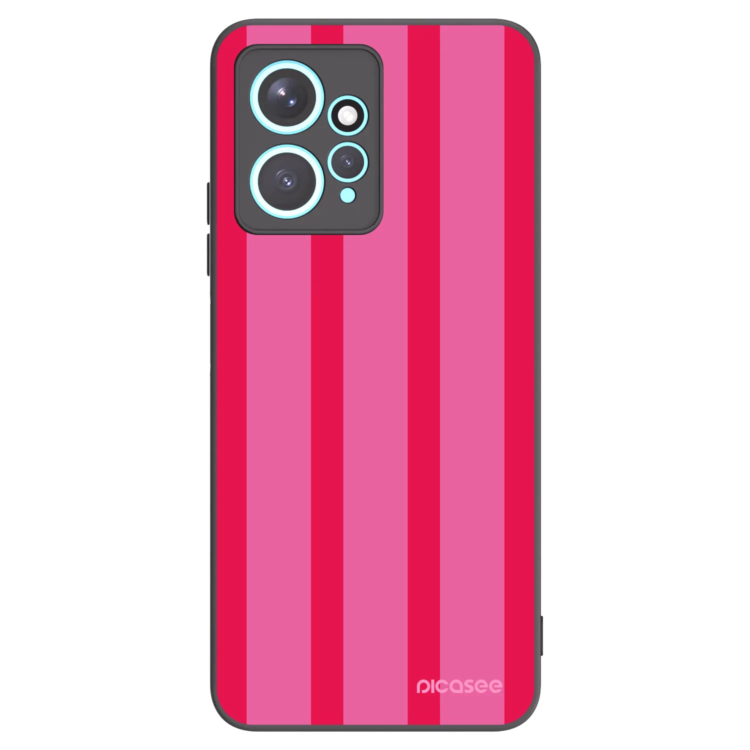 Picasee Μαύρη θήκη σιλικόνης για Xiaomi Redmi Note 12 4G - Hot tropic