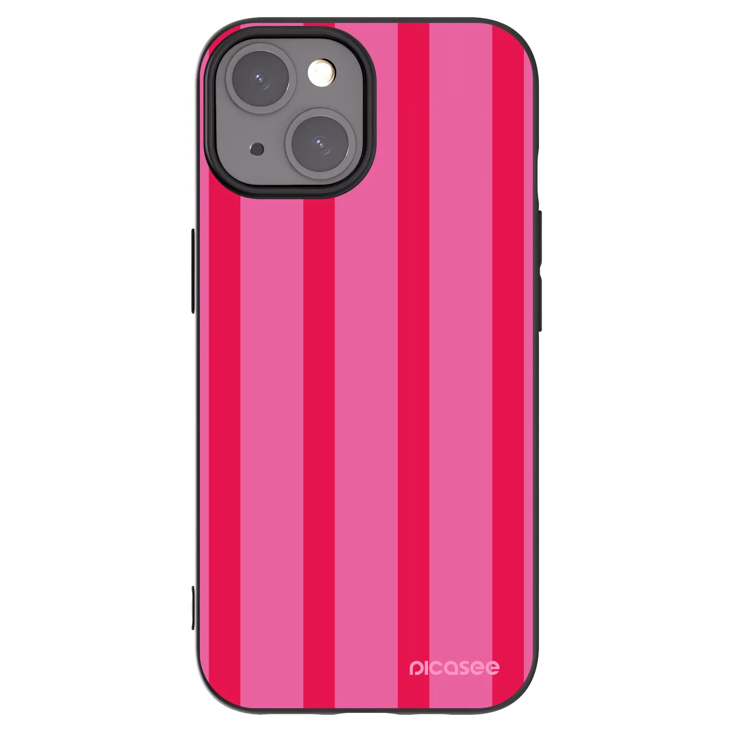 Picasee Μαύρη θήκη σιλικόνης για Apple iPhone 15 - Hot tropic
