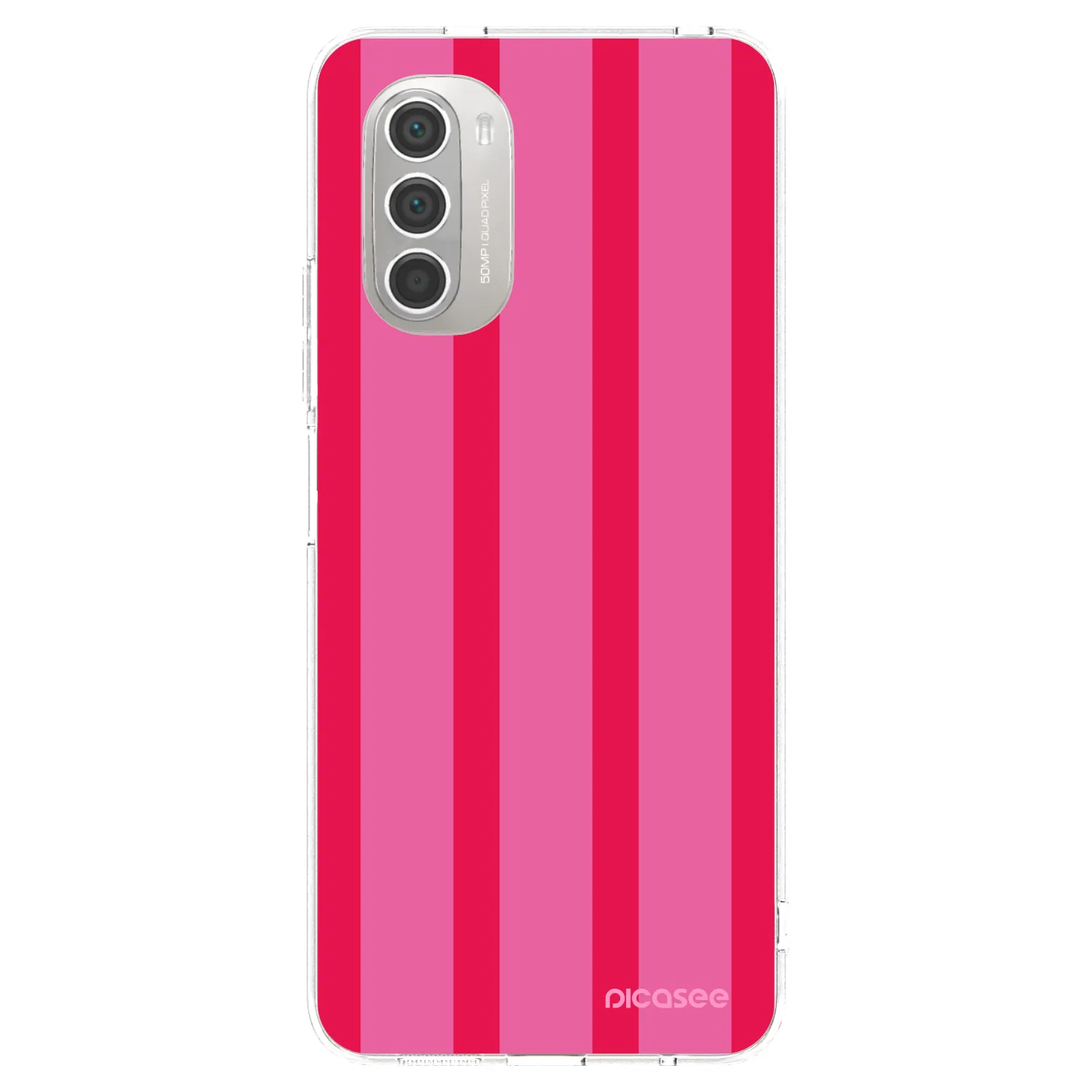 Picasee διαφανής θήκη σιλικόνης Motorola Moto G51 - Hot tropic