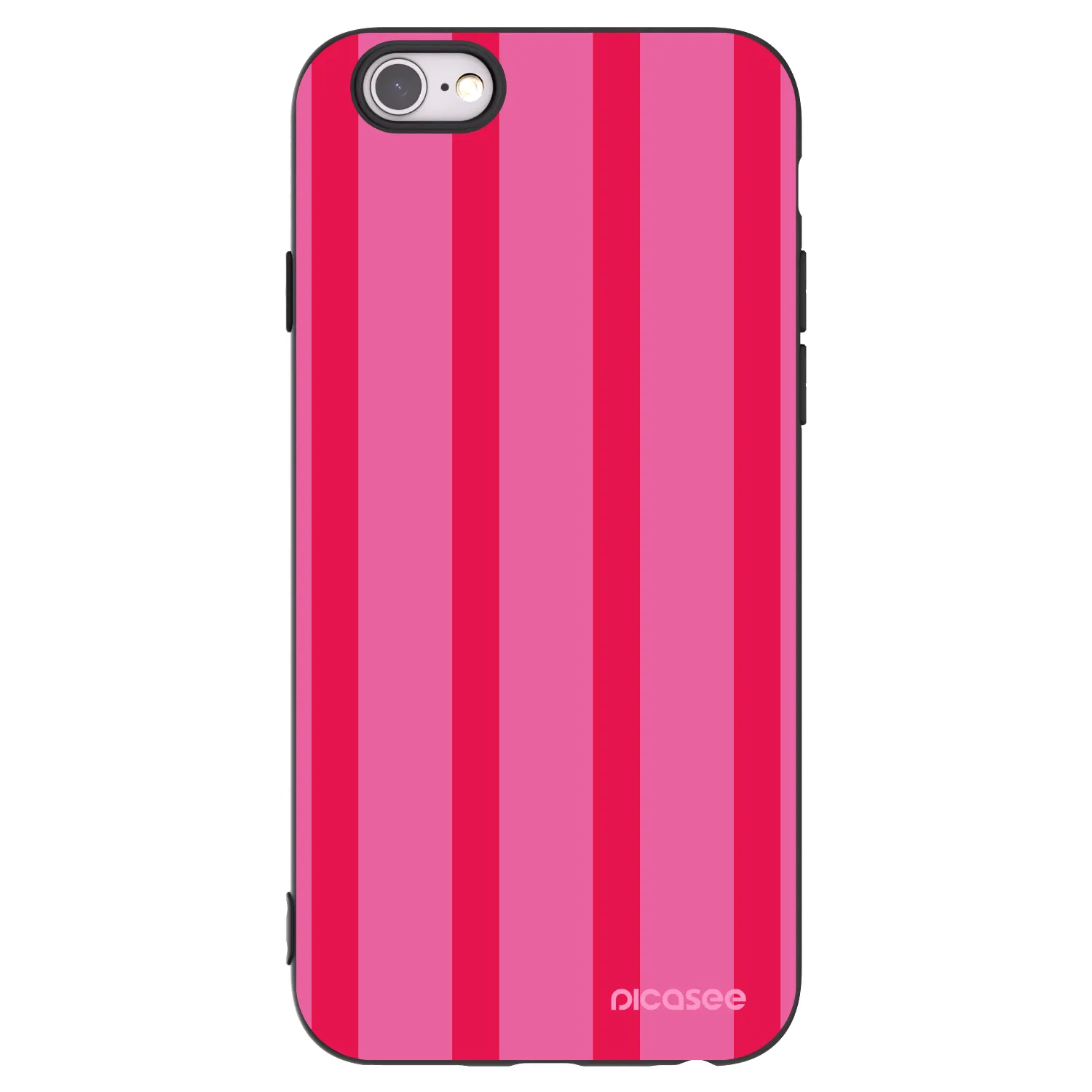 Picasee Μαύρη θήκη σιλικόνης για Apple iPhone 6/6S - Hot tropic