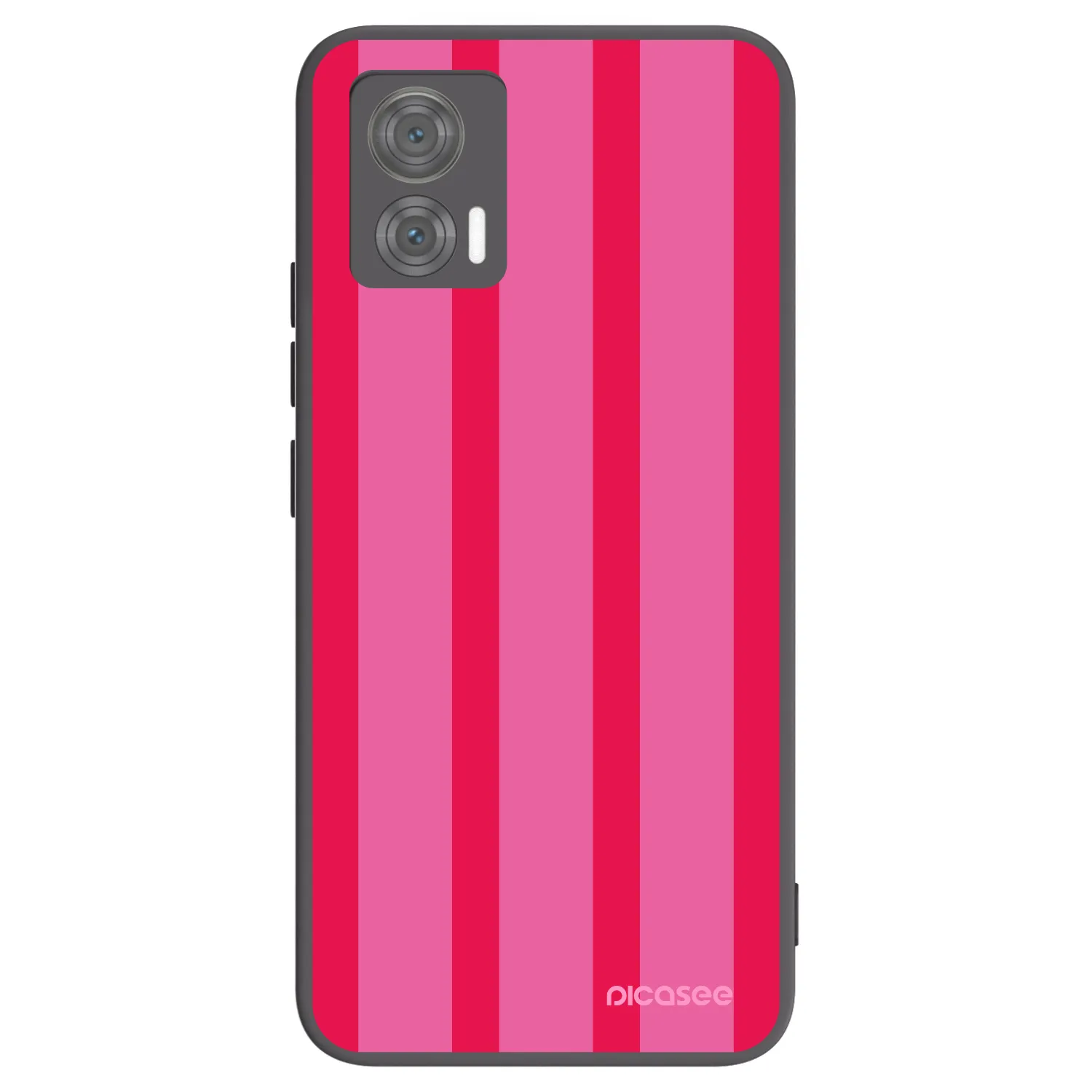 Picasee Μαύρη θήκη σιλικόνης για Motorola Edge 30 Neo - Hot tropic