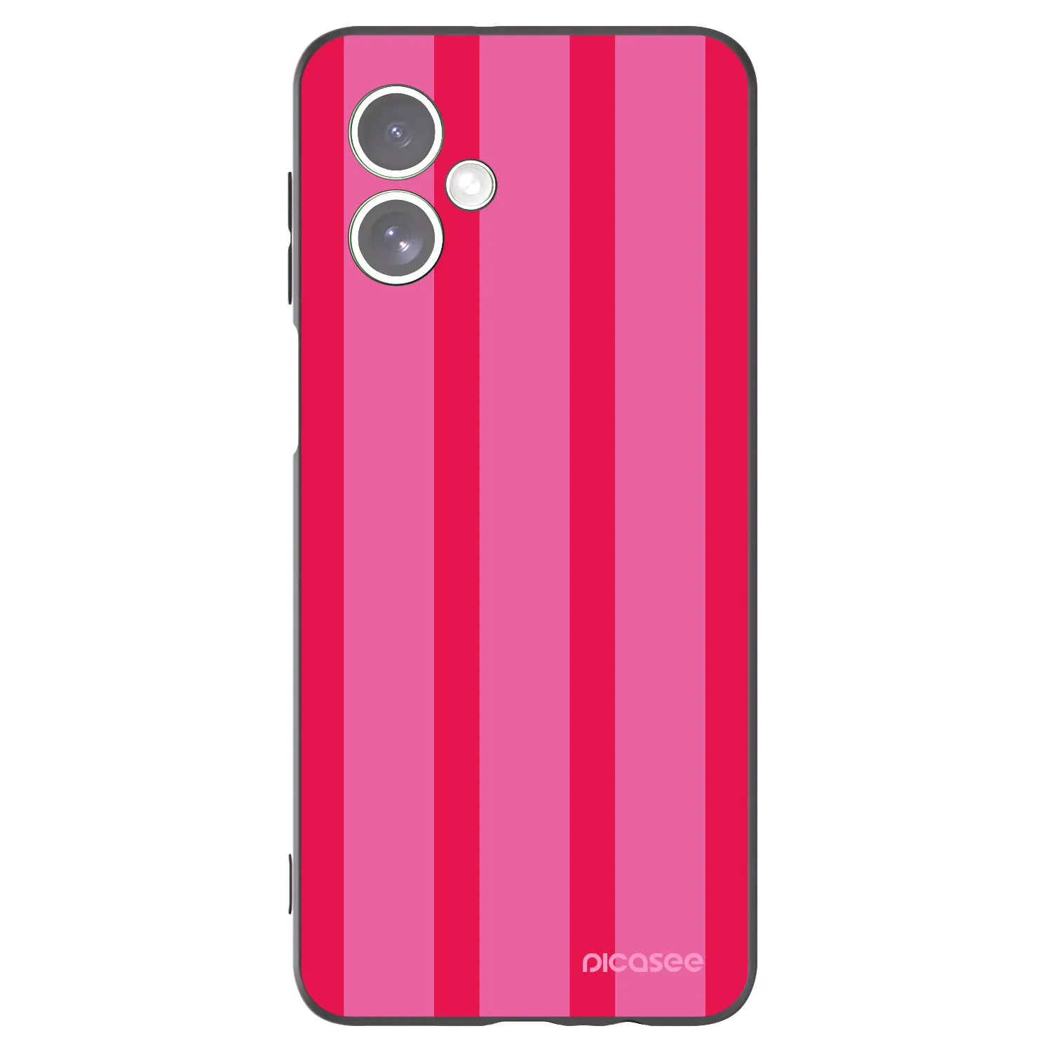 Picasee Μαύρη θήκη σιλικόνης για Motorola Moto G54 5G - Hot tropic