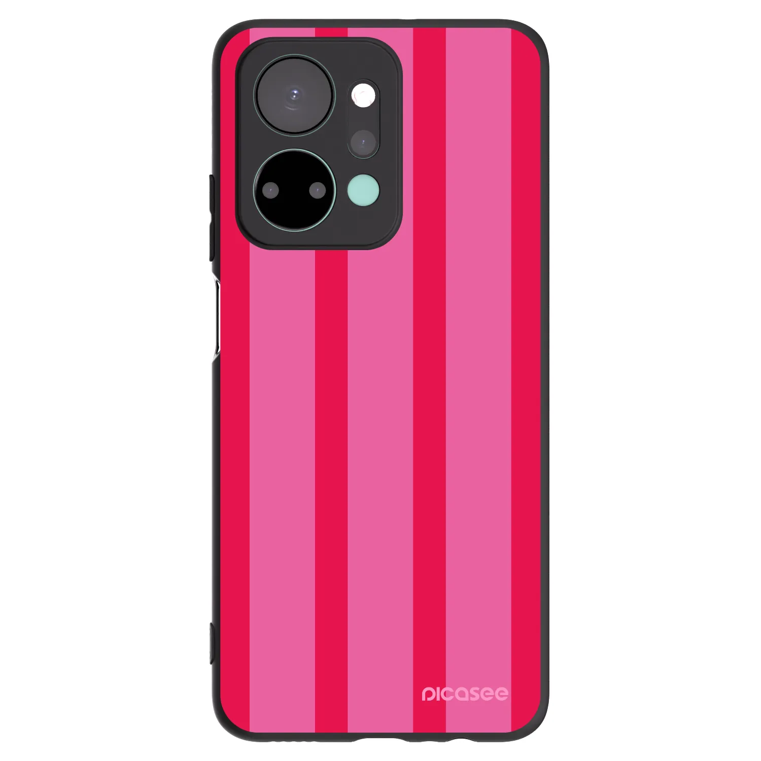 Picasee Μαύρη θήκη σιλικόνης για Honor X7a - Hot tropic