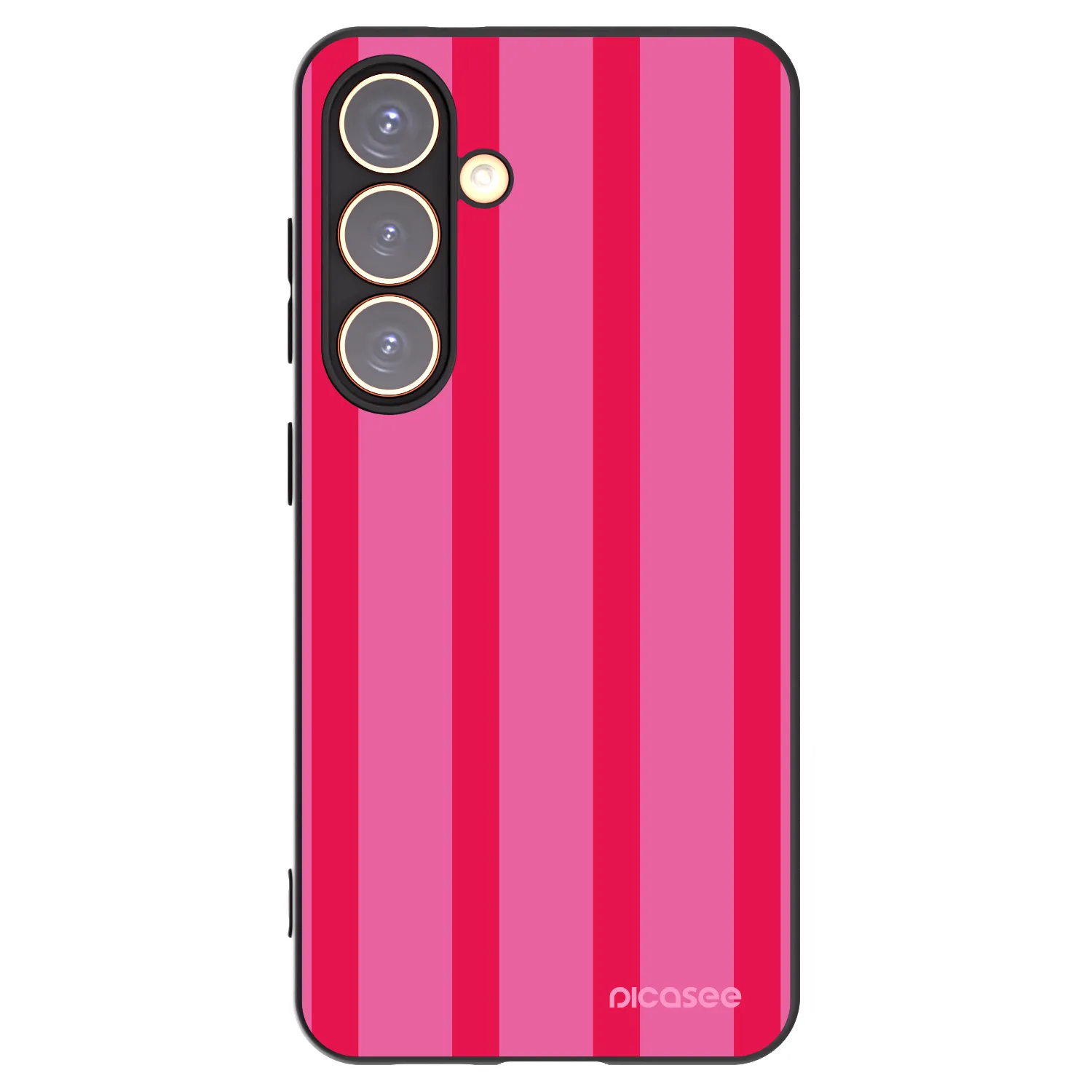Picasee Μαύρη θήκη σιλικόνης για Samsung Galaxy S24 S921B 5G - Hot tropic