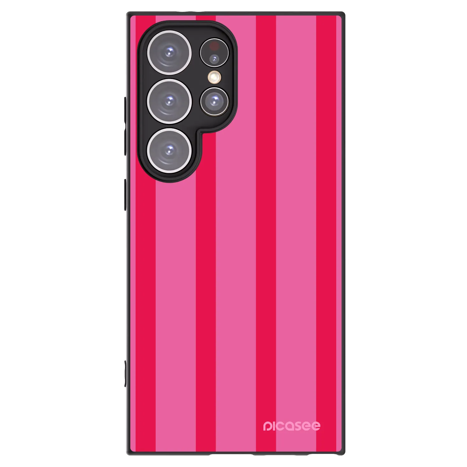 Picasee Μαύρη θήκη σιλικόνης για Samsung Galaxy S24 Ultra S928B 5G - Hot tropic