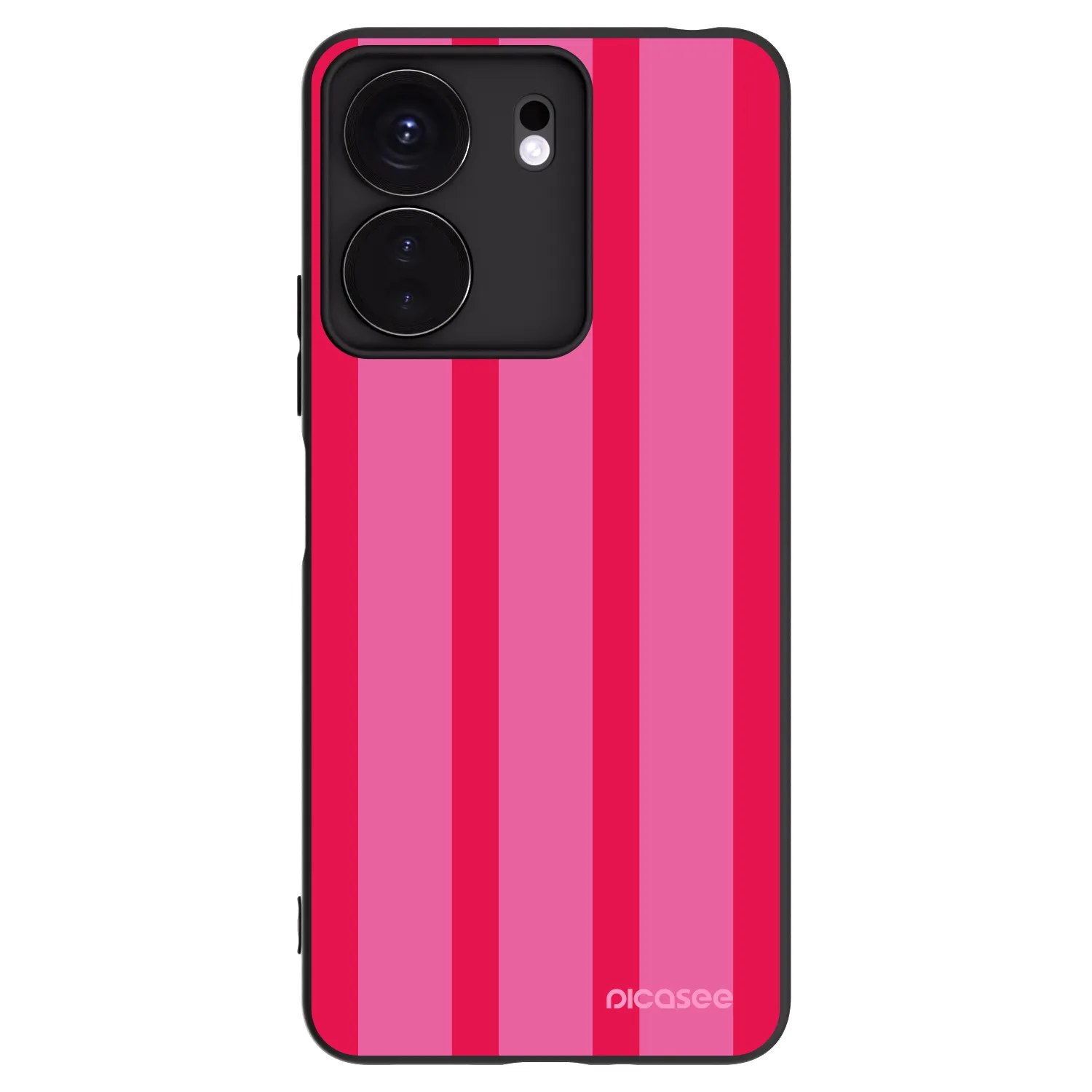 Picasee Μαύρη θήκη σιλικόνης για Xiaomi Redmi 13C 4G - Hot tropic