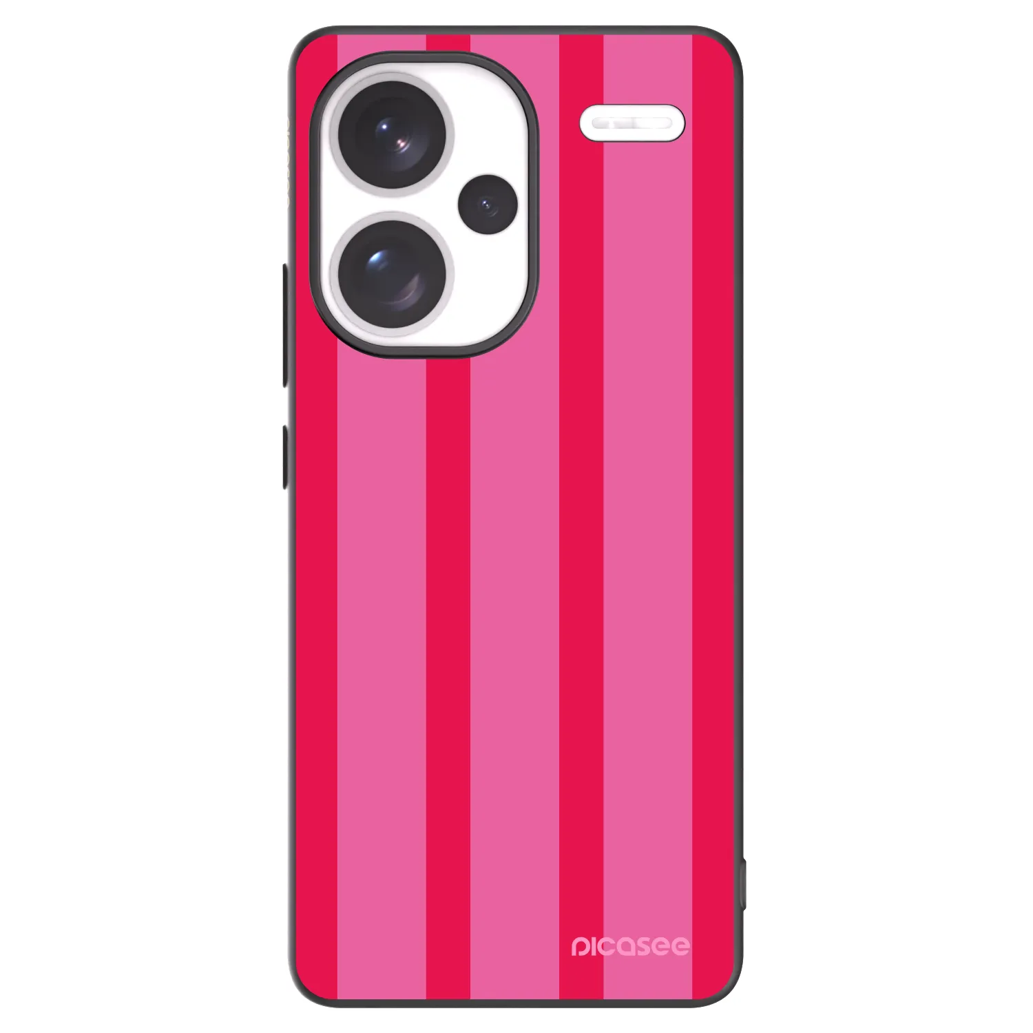 Picasee Μαύρη θήκη σιλικόνης για Xiaomi Redmi Note 13 Pro+ 5G - Hot tropic