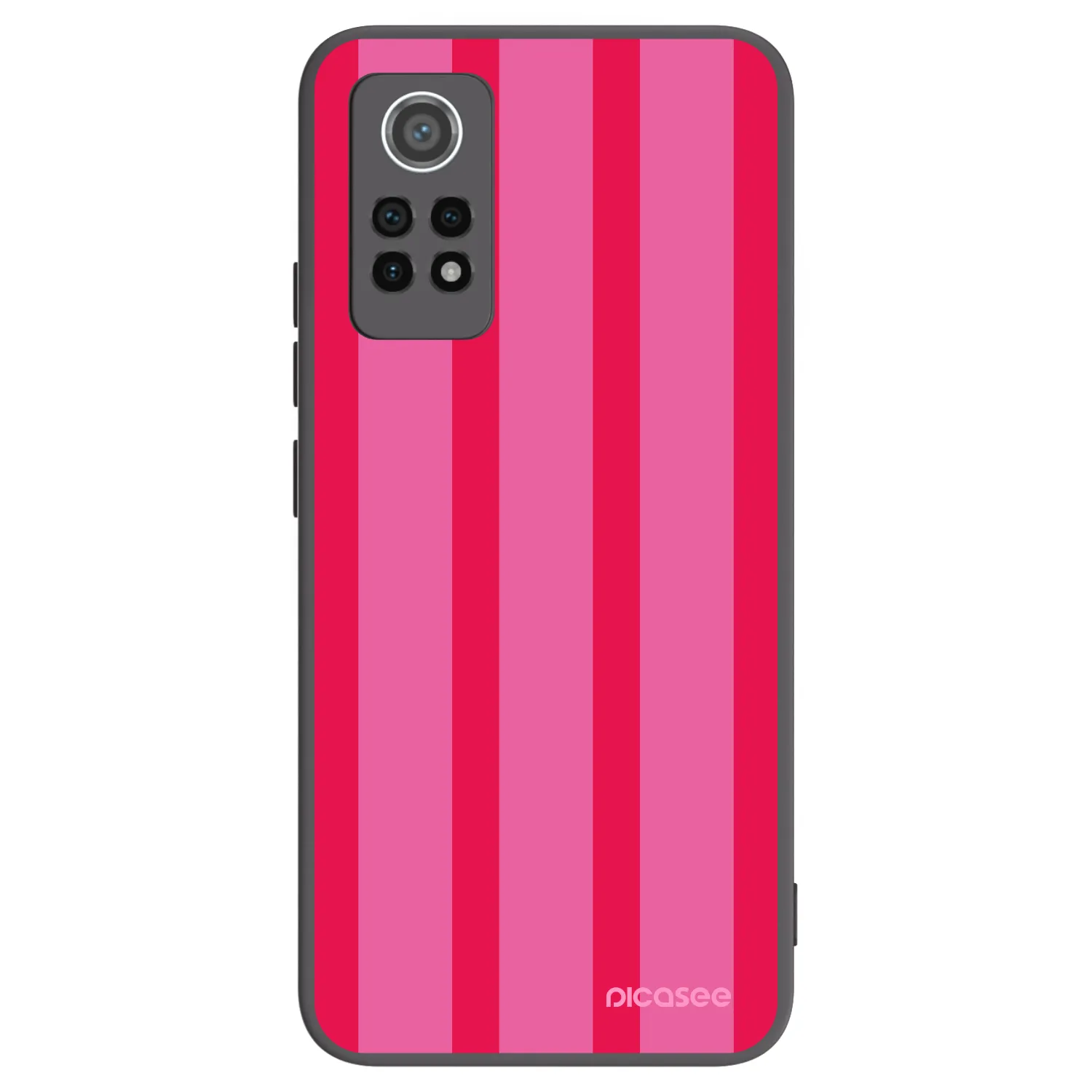 Picasee Μαύρη θήκη σιλικόνης για Xiaomi Redmi Note 12 Pro 4G - Hot tropic