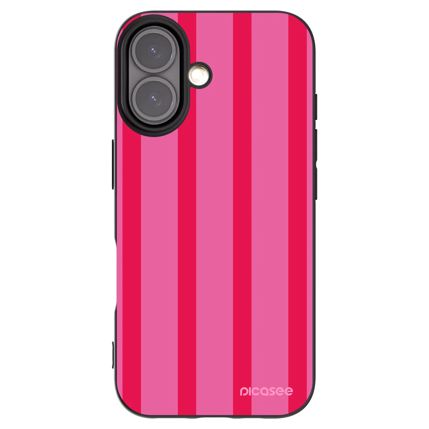 Picasee Μαύρη θήκη σιλικόνης για Apple iPhone 16 - Hot tropic