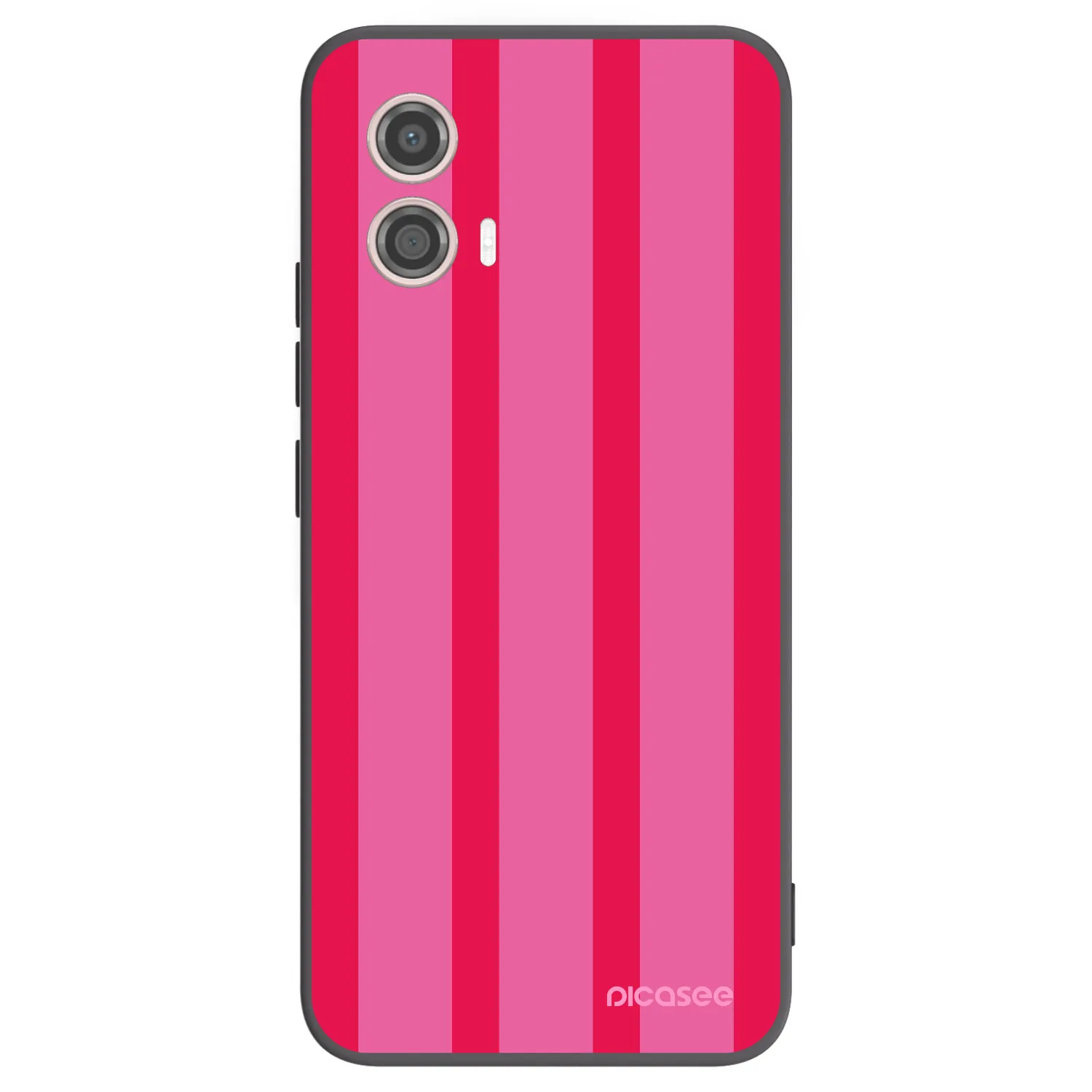 Picasee Μαύρη θήκη σιλικόνης για Motorola Moto G53 5G - Hot tropic