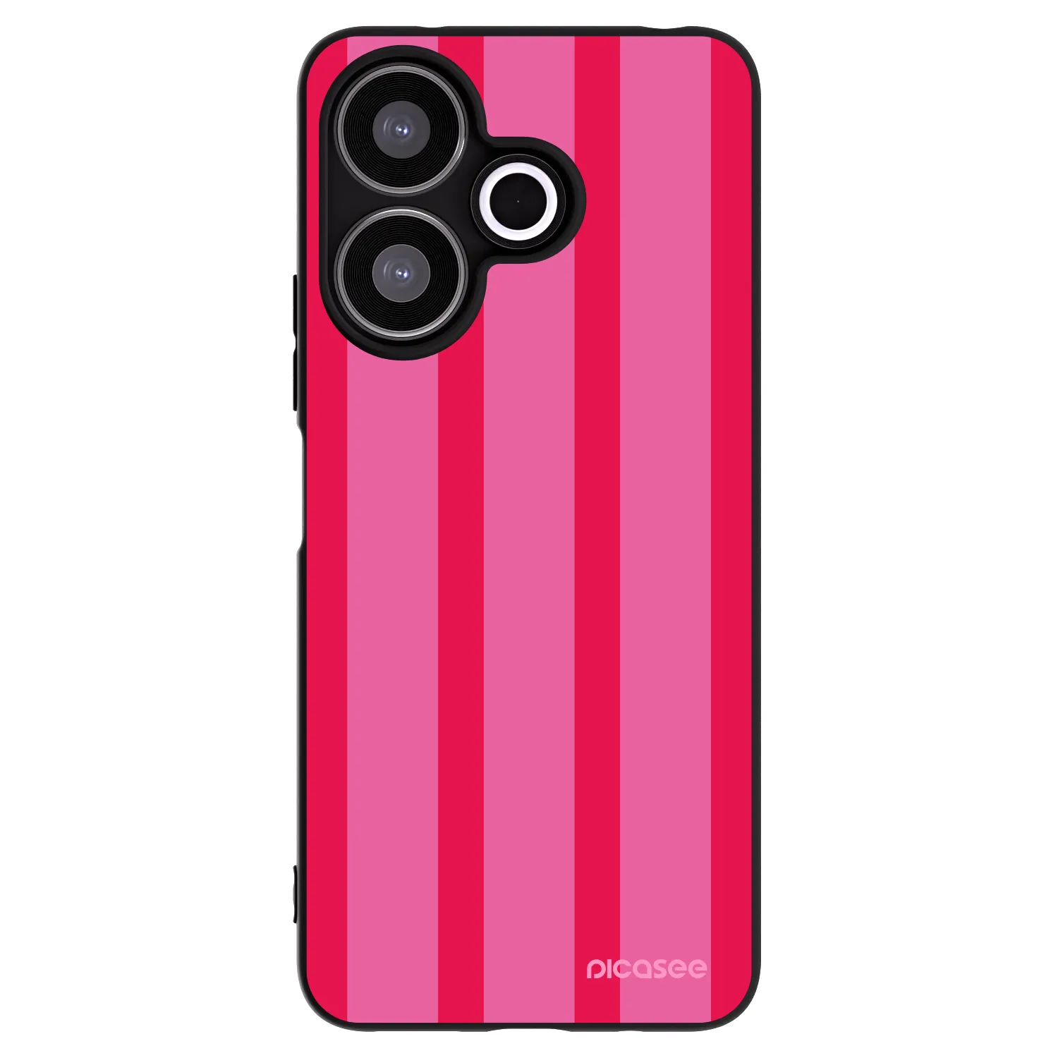 Picasee Μαύρη θήκη σιλικόνης για Xiaomi Redmi 13 4G - Hot tropic