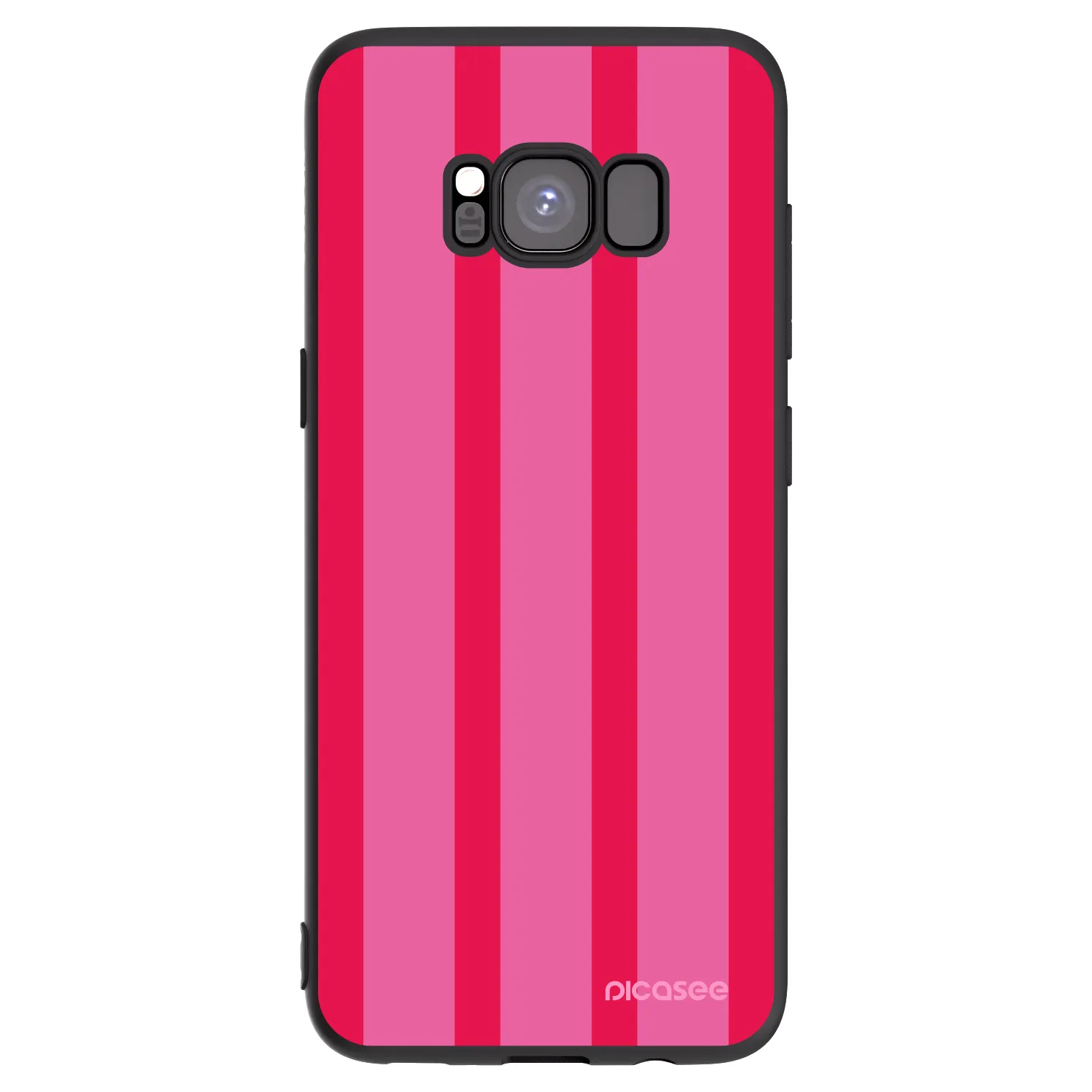 Picasee Μαύρη θήκη σιλικόνης για Samsung Galaxy S8 G950F - Hot tropic