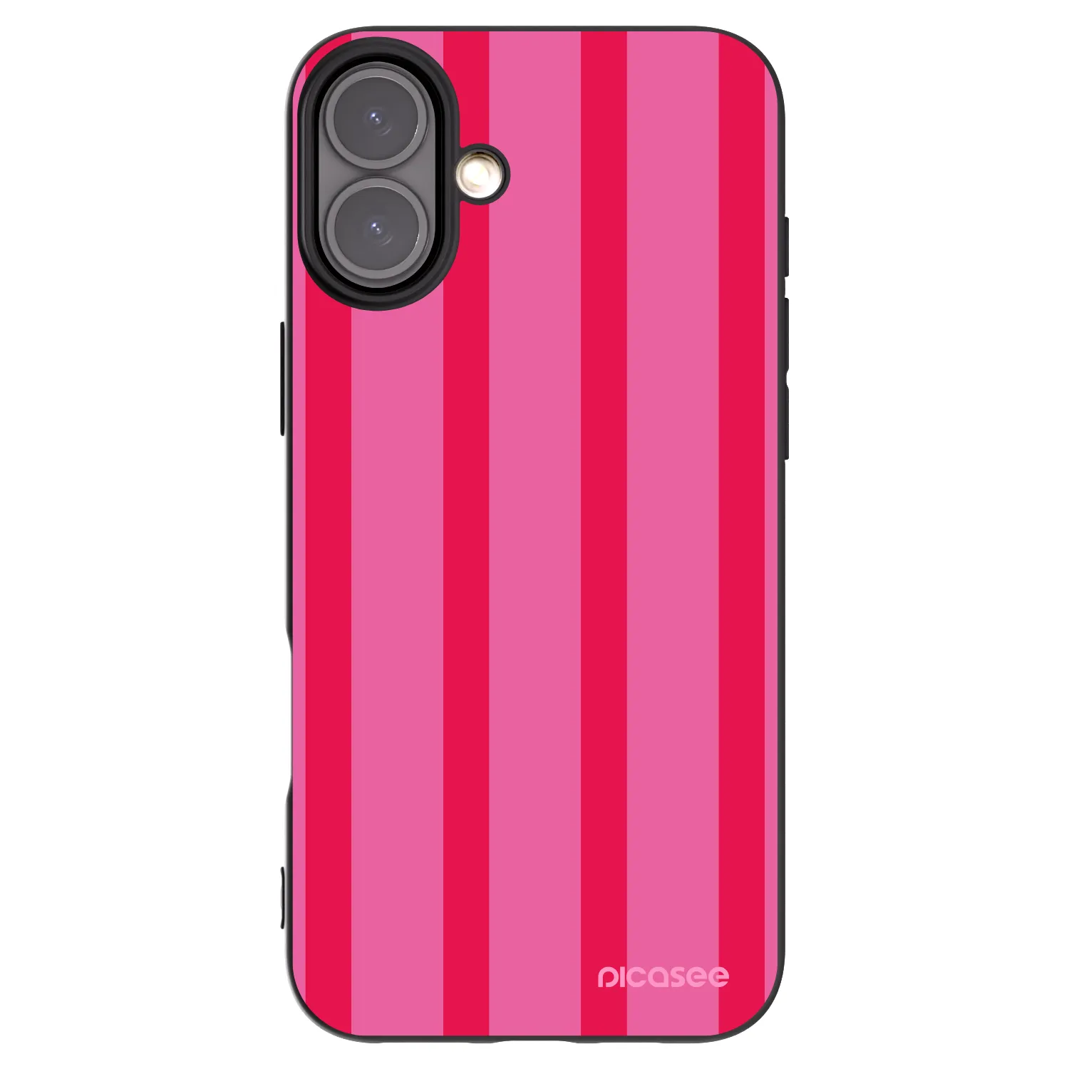Picasee Μαύρη θήκη σιλικόνης για Apple iPhone 16 Plus - Hot tropic