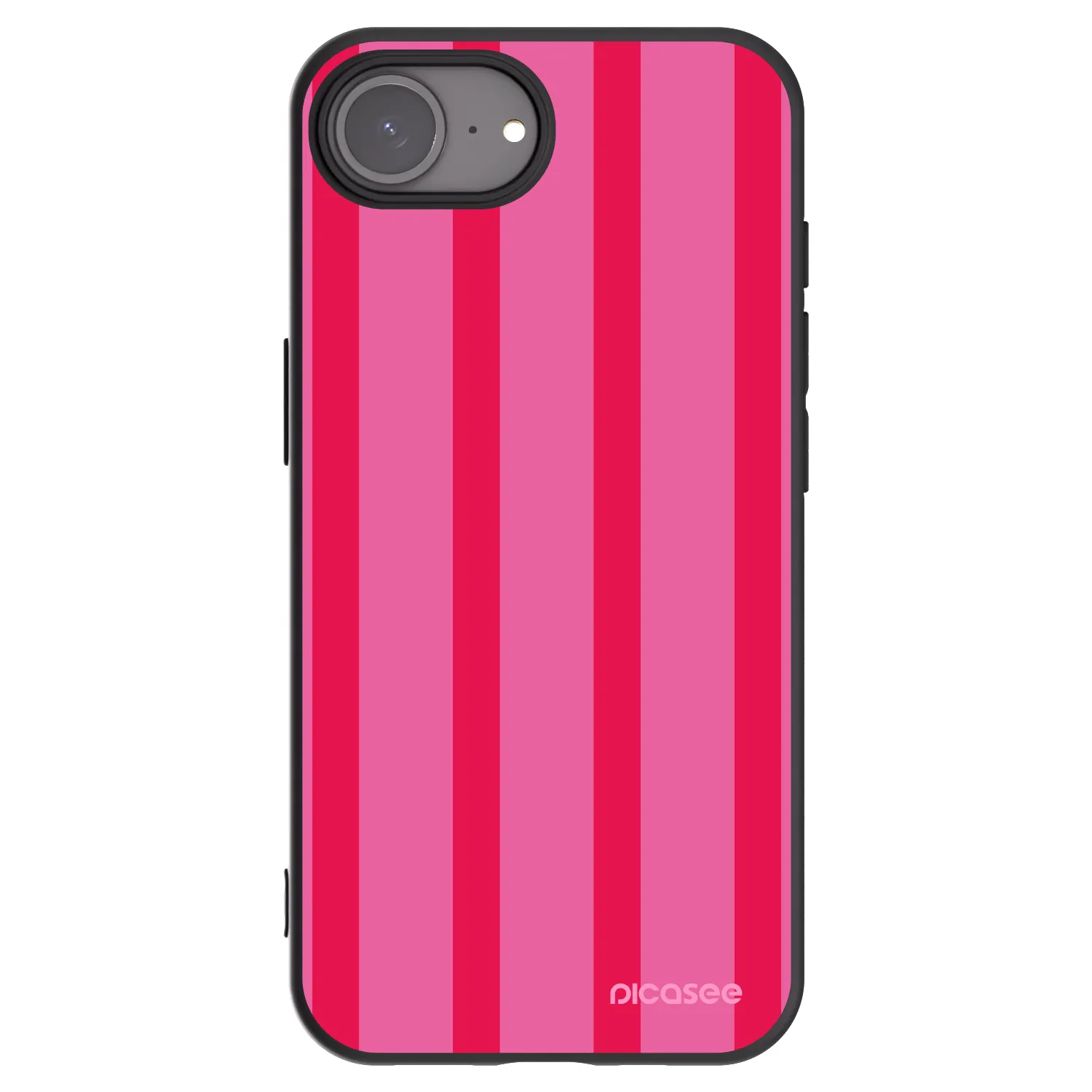 Picasee Μαύρη θήκη σιλικόνης για Apple iPhone 16e - Hot tropic