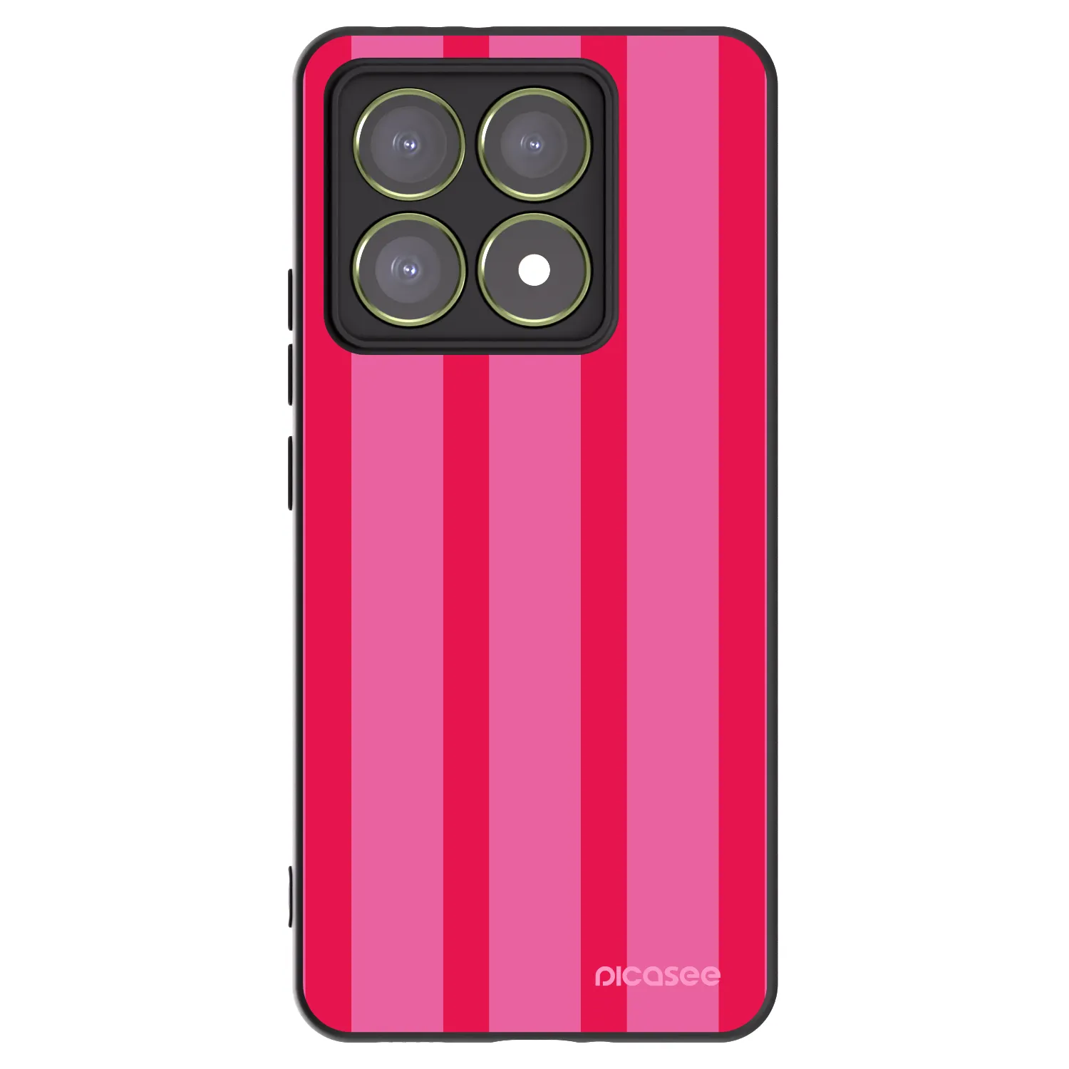 Picasee Μαύρη θήκη σιλικόνης για Xiaomi 14T - Hot tropic