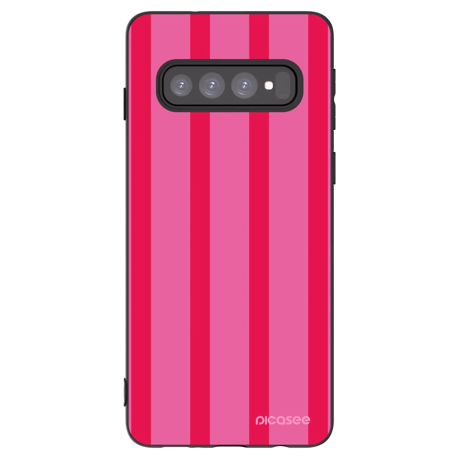 Picasee Μαύρη θήκη σιλικόνης για Samsung Galaxy S10 G973 - Hot tropic