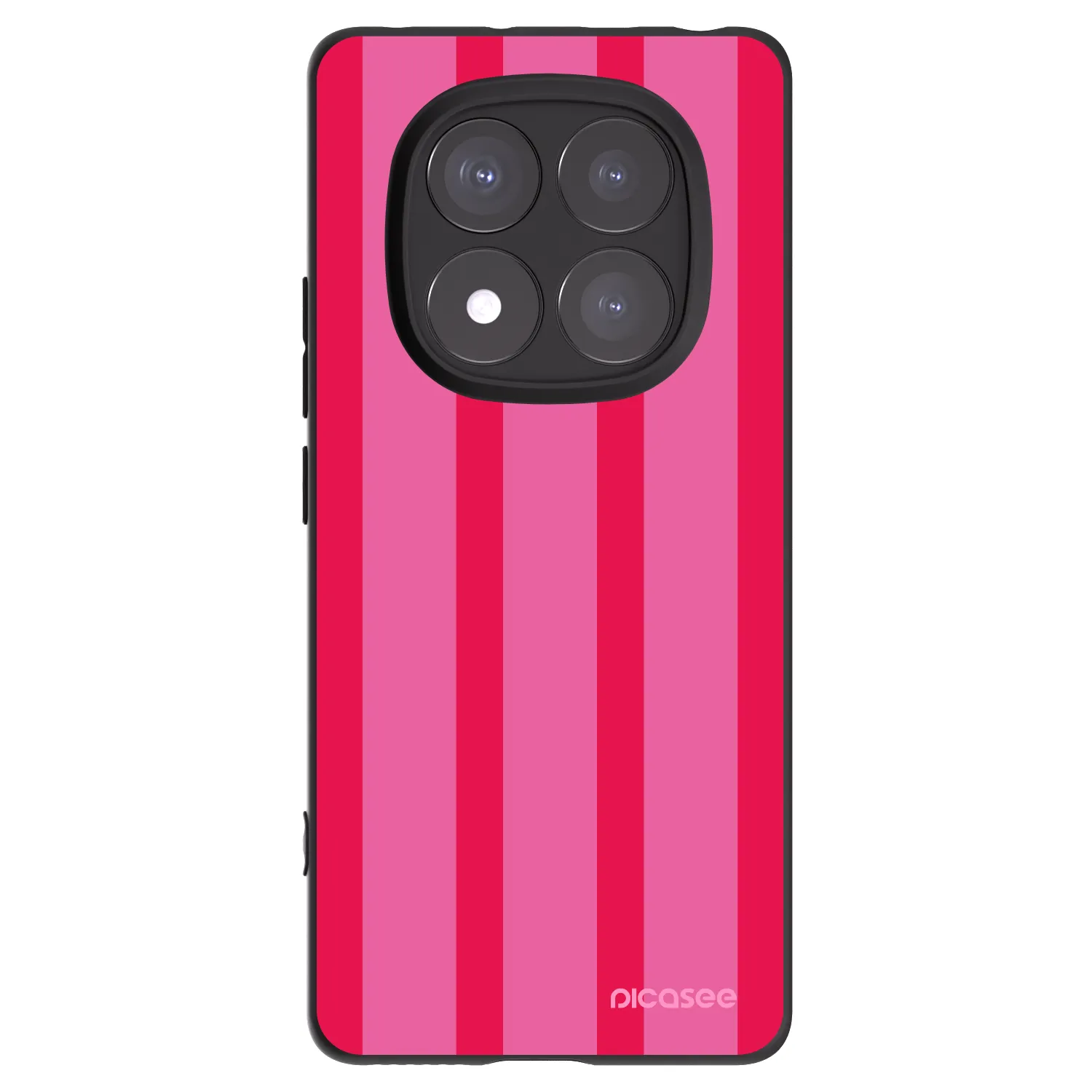 Picasee Μαύρη θήκη σιλικόνης για Xiaomi Redmi Note 14 Pro 5G - Hot tropic