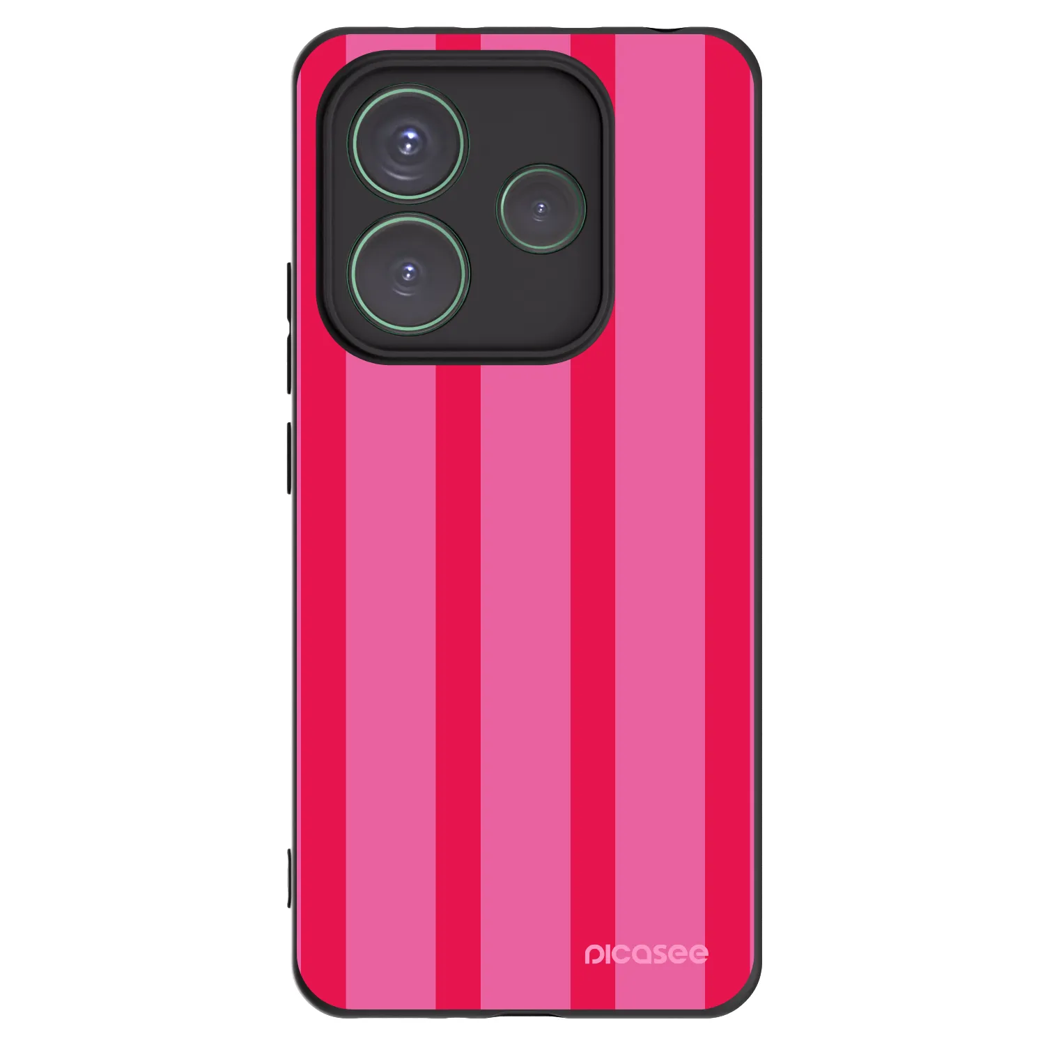 Picasee Μαύρη θήκη σιλικόνης για Xiaomi Redmi Note 14 5G - Hot tropic